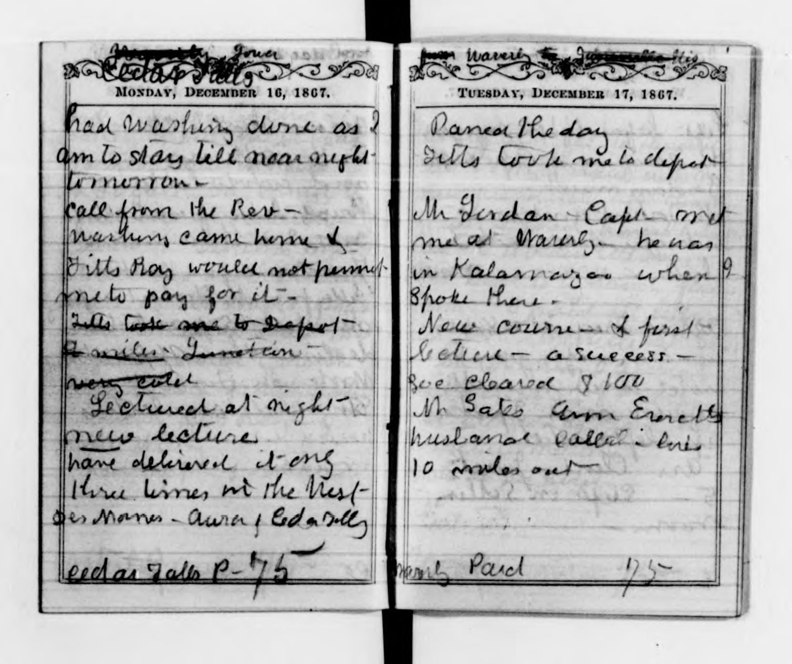 Scanned image of the current content page