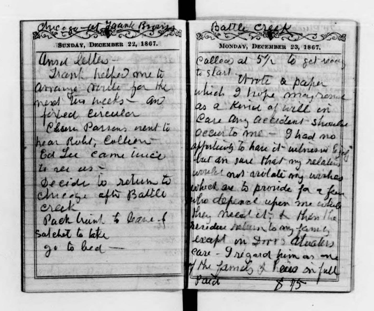 Scanned image of the current content page