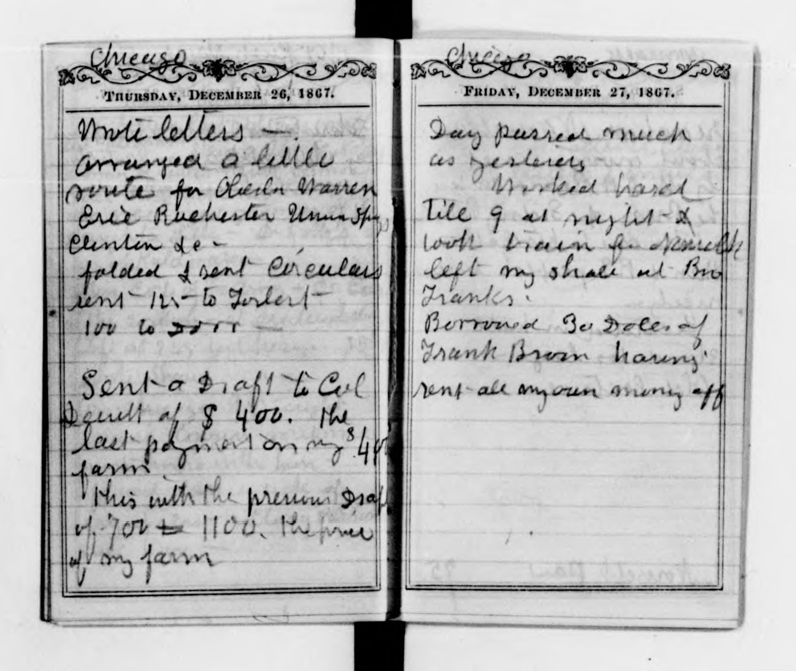 Scanned image of the current content page