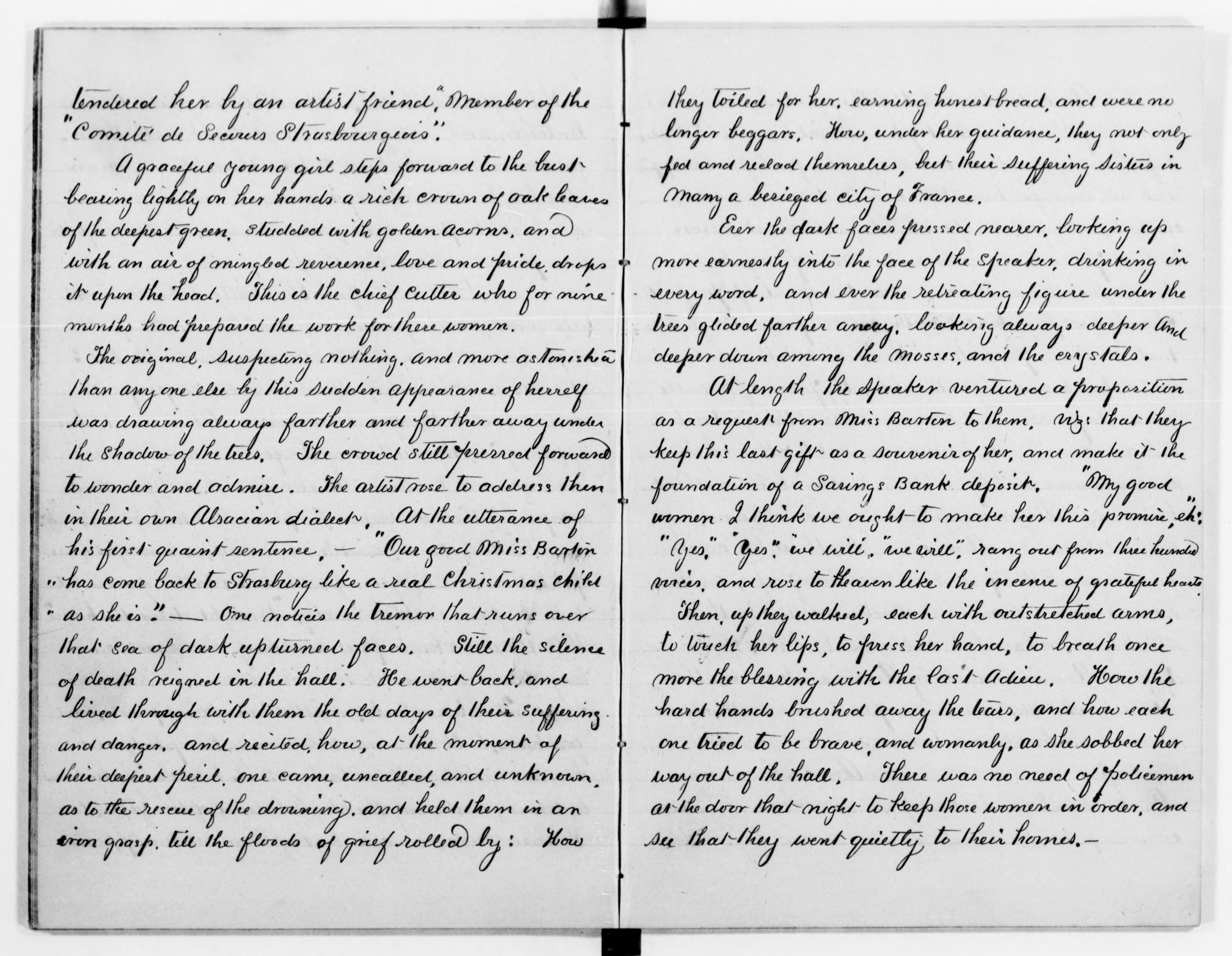 Scanned image of the current content page