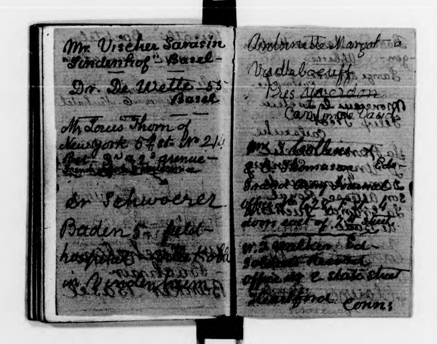 Scanned image of the current content page