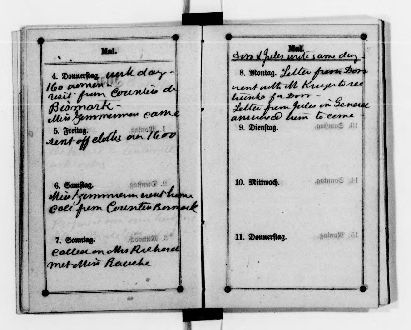 Scanned image of the current content page