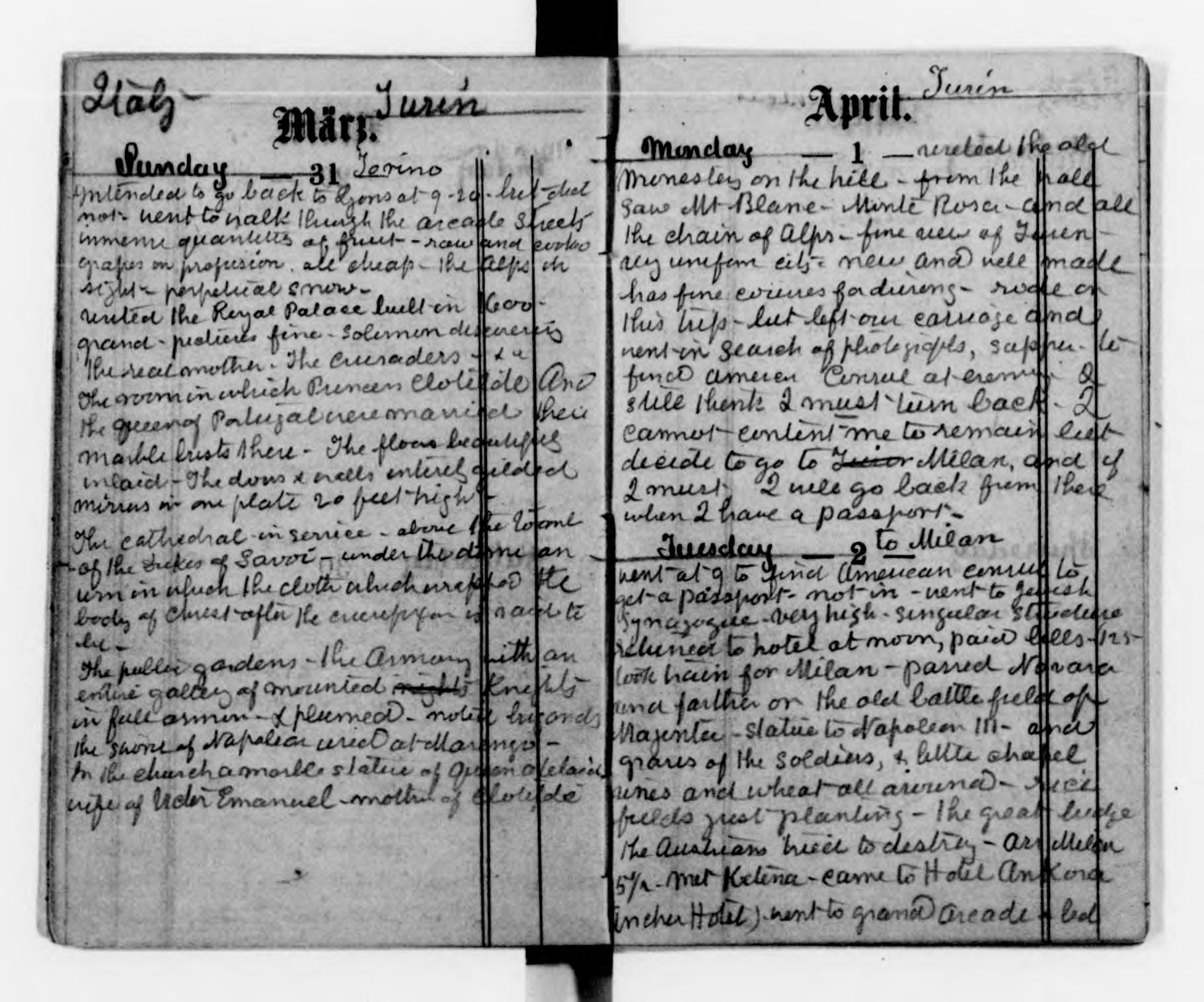 Scanned image of the current content page