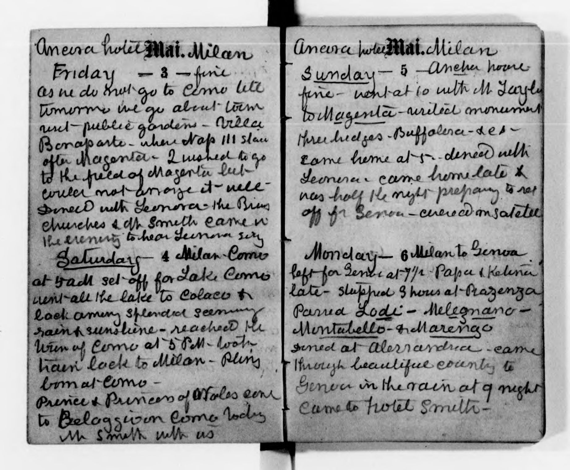 Scanned image of the current content page