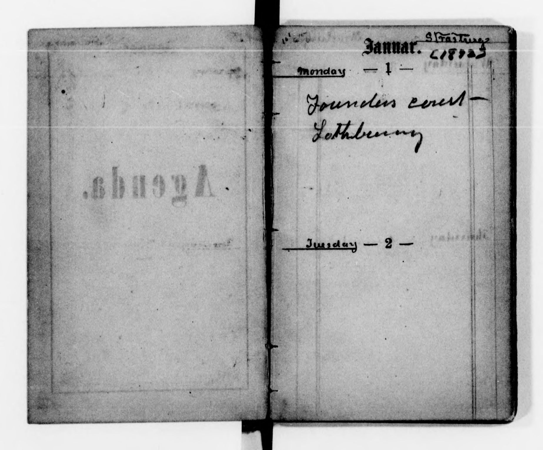 Scanned image of the current content page