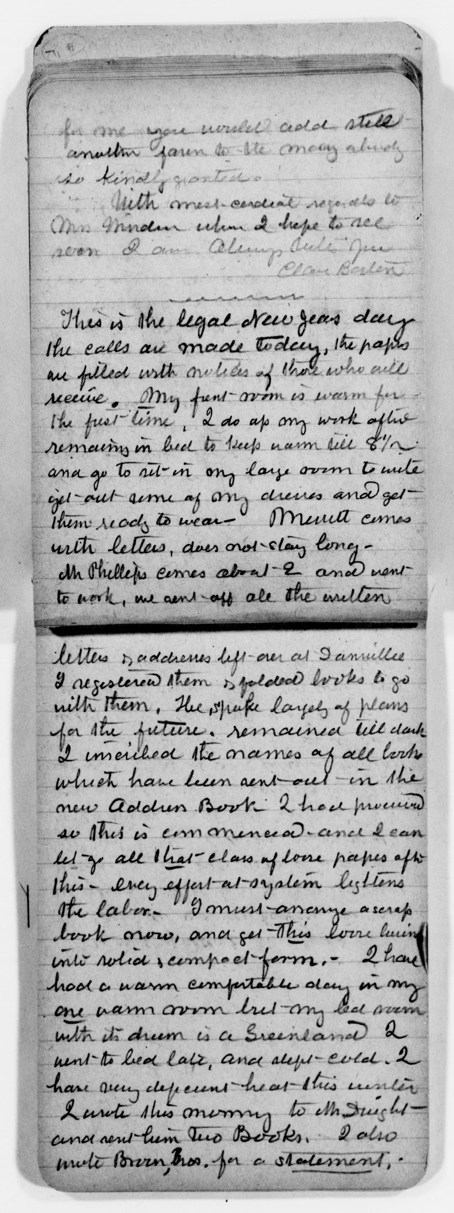 Scanned image of the current content page