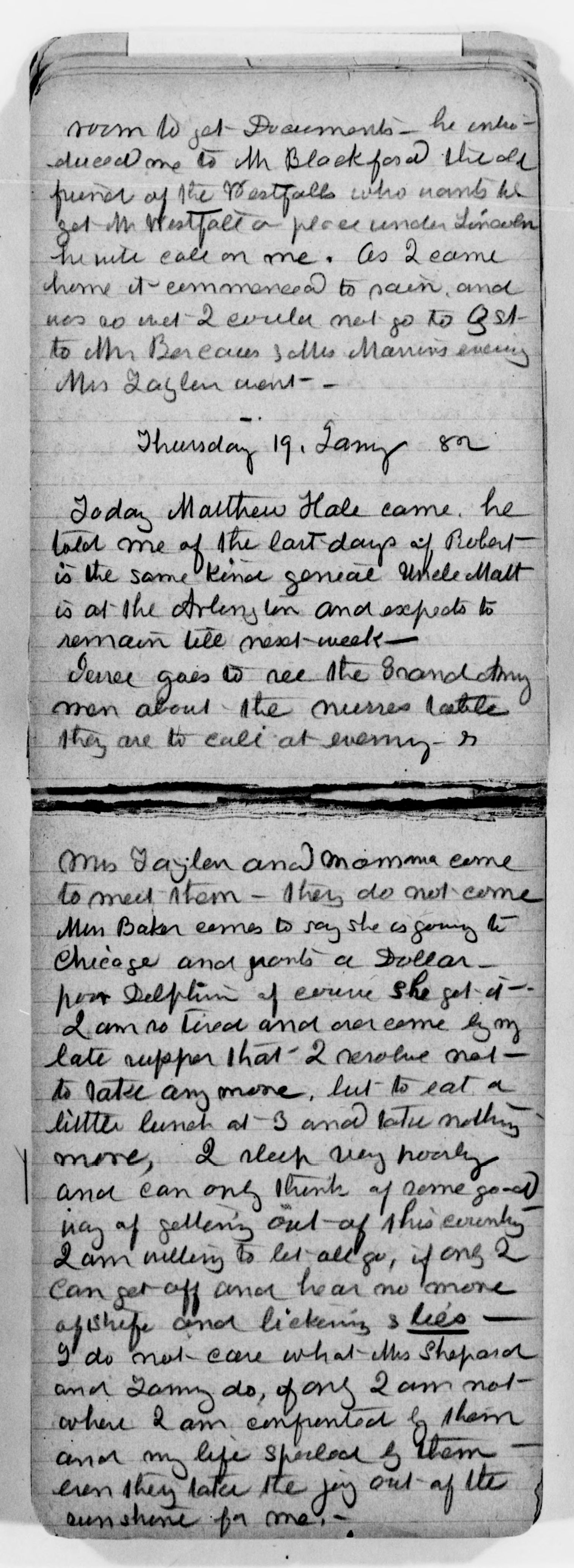 Scanned image of the current content page