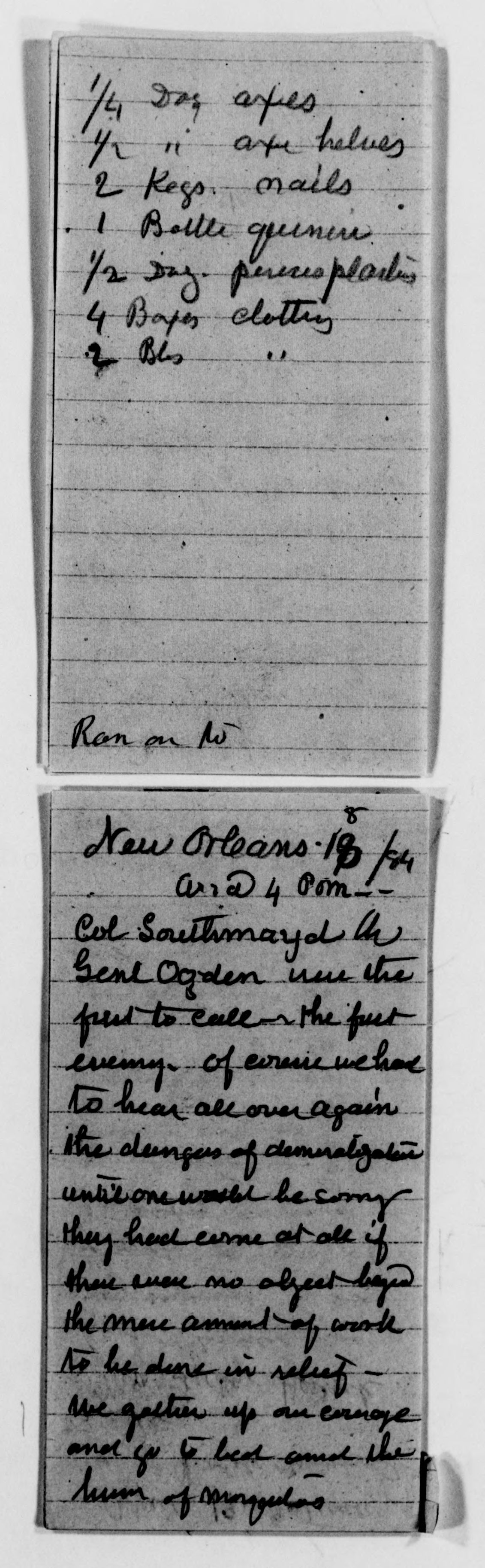 Scanned image of the current content page