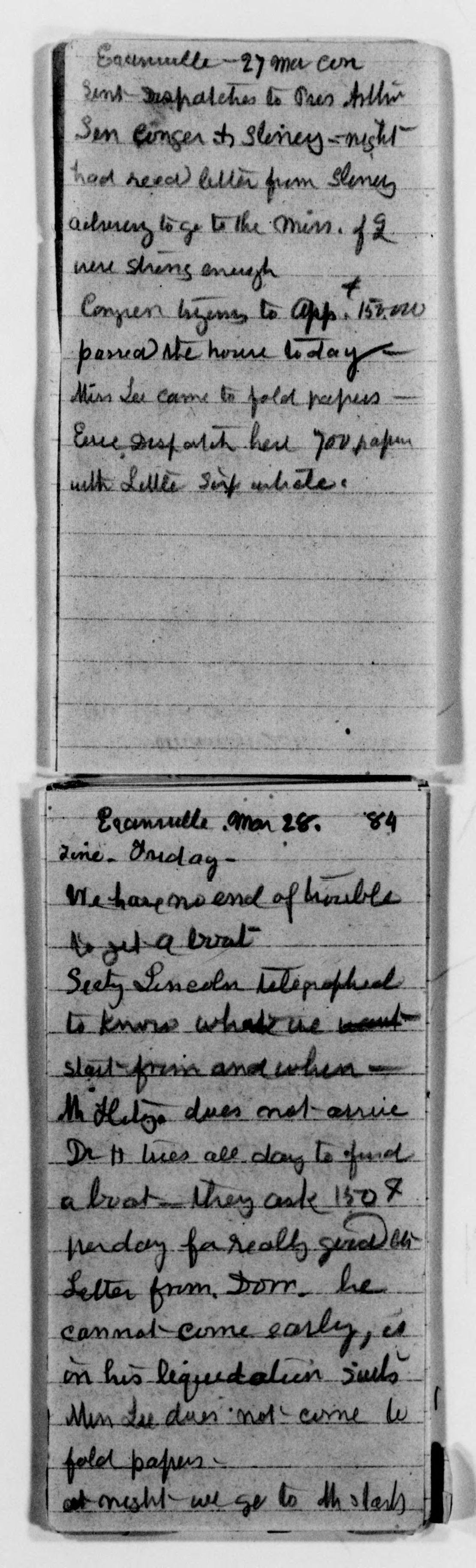 Scanned image of the current content page