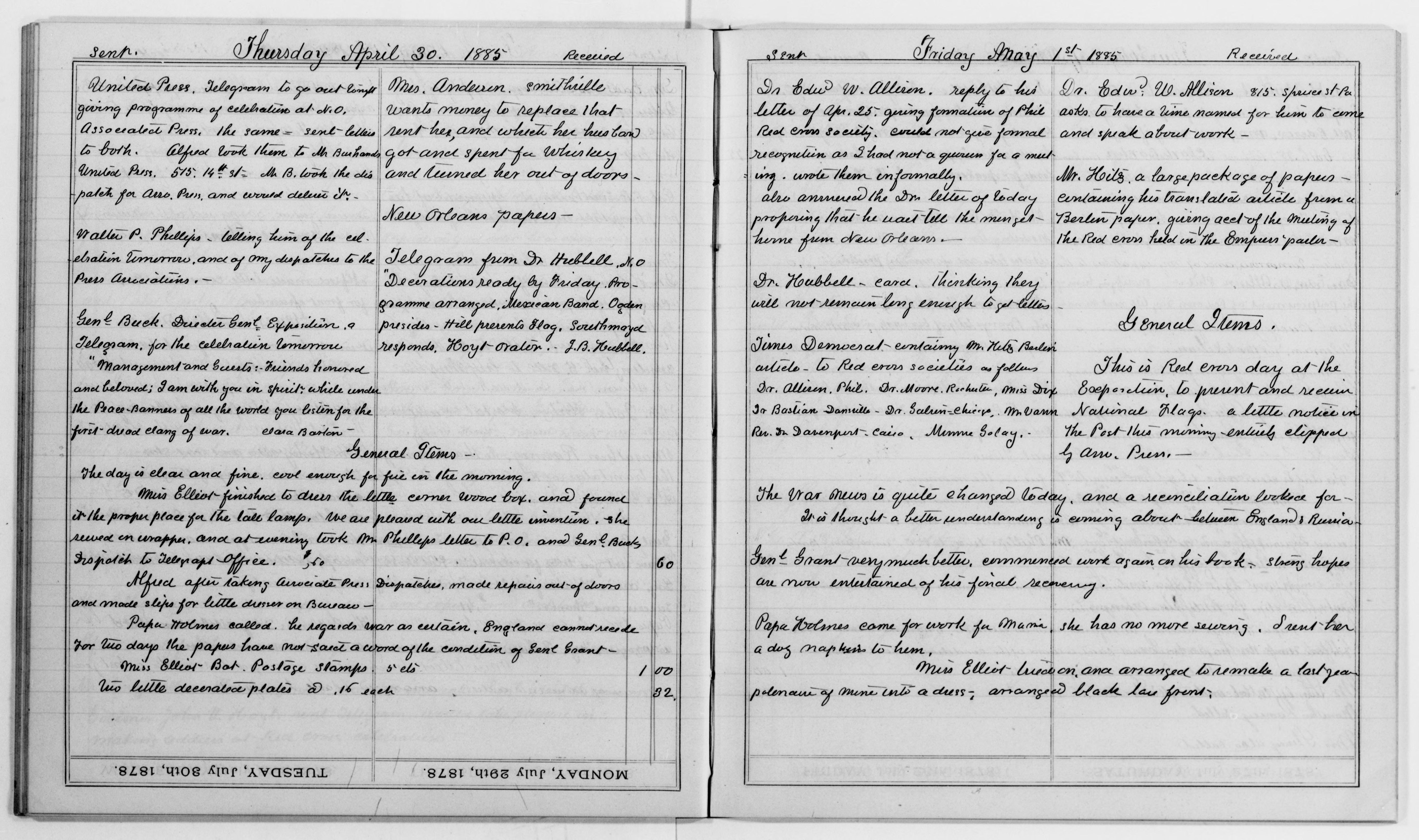 Scanned image of the current content page