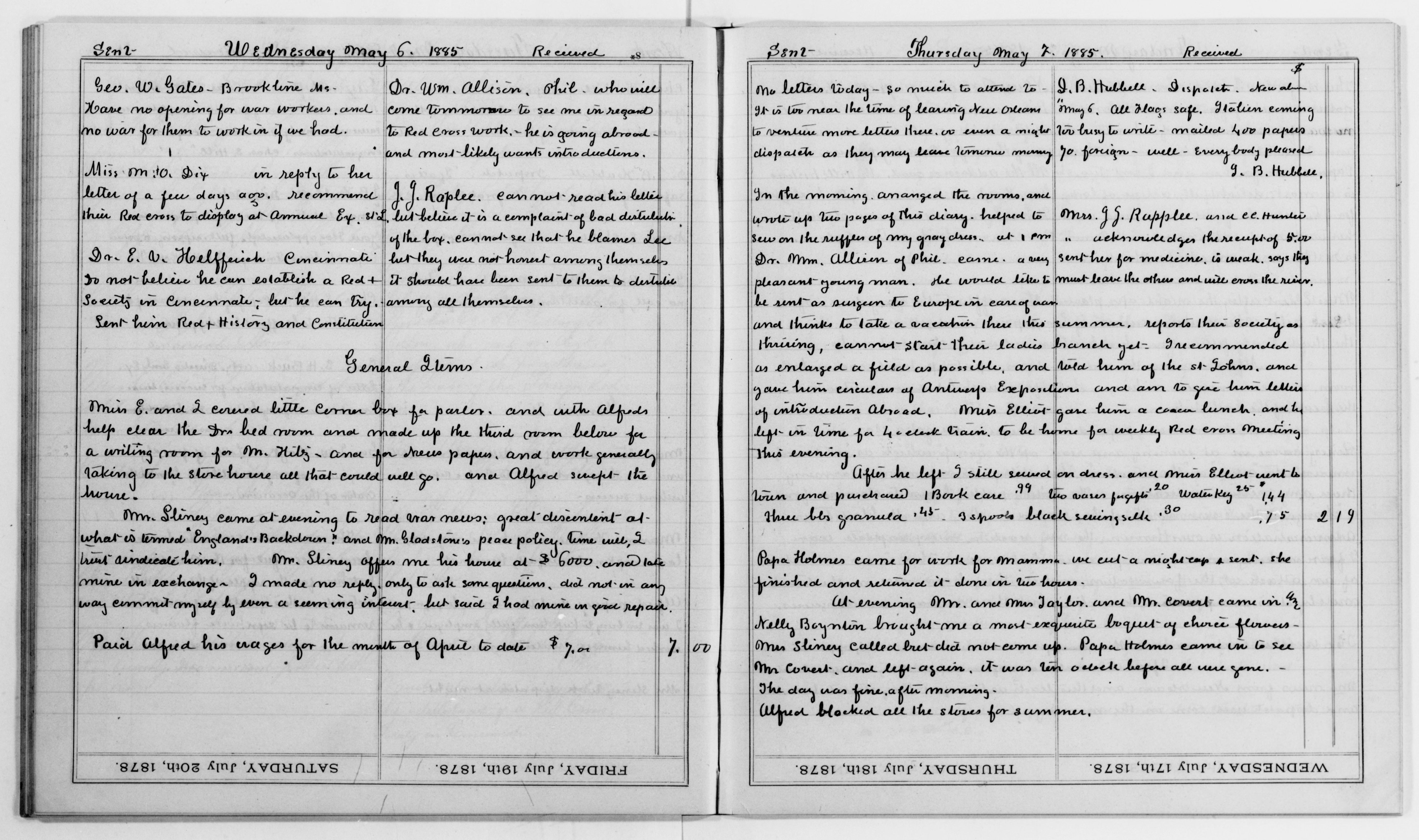 Scanned image of the current content page