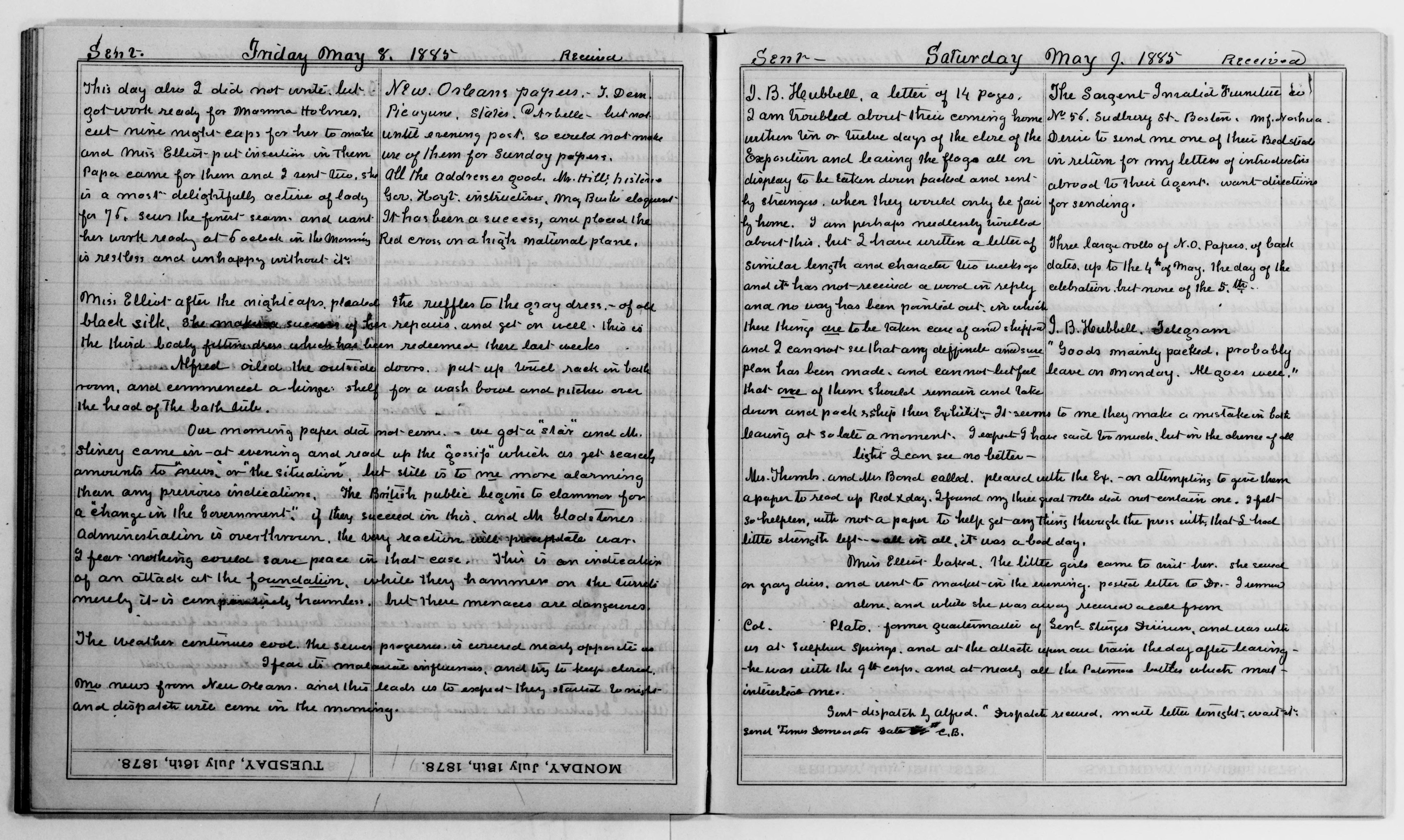 Scanned image of the current content page