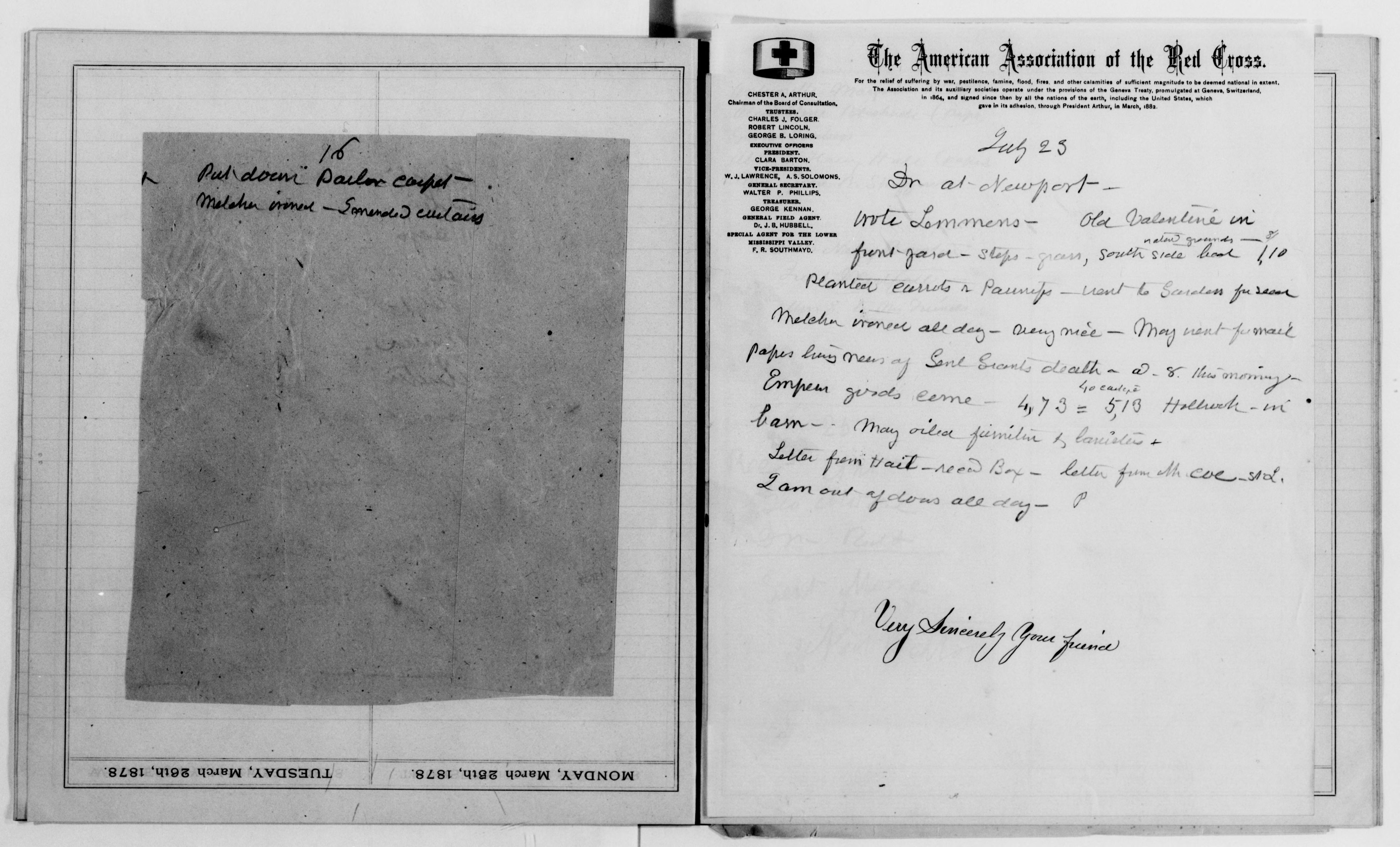 Scanned image of the current content page