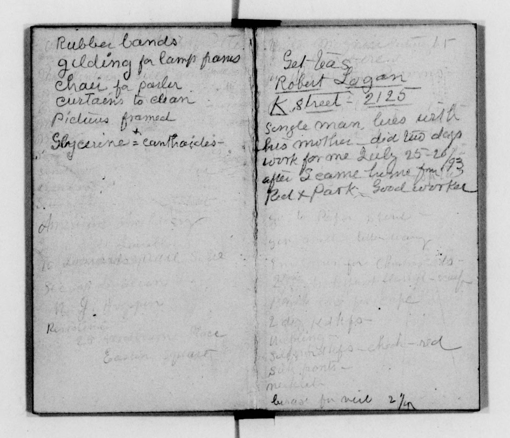 Scanned image of the current content page