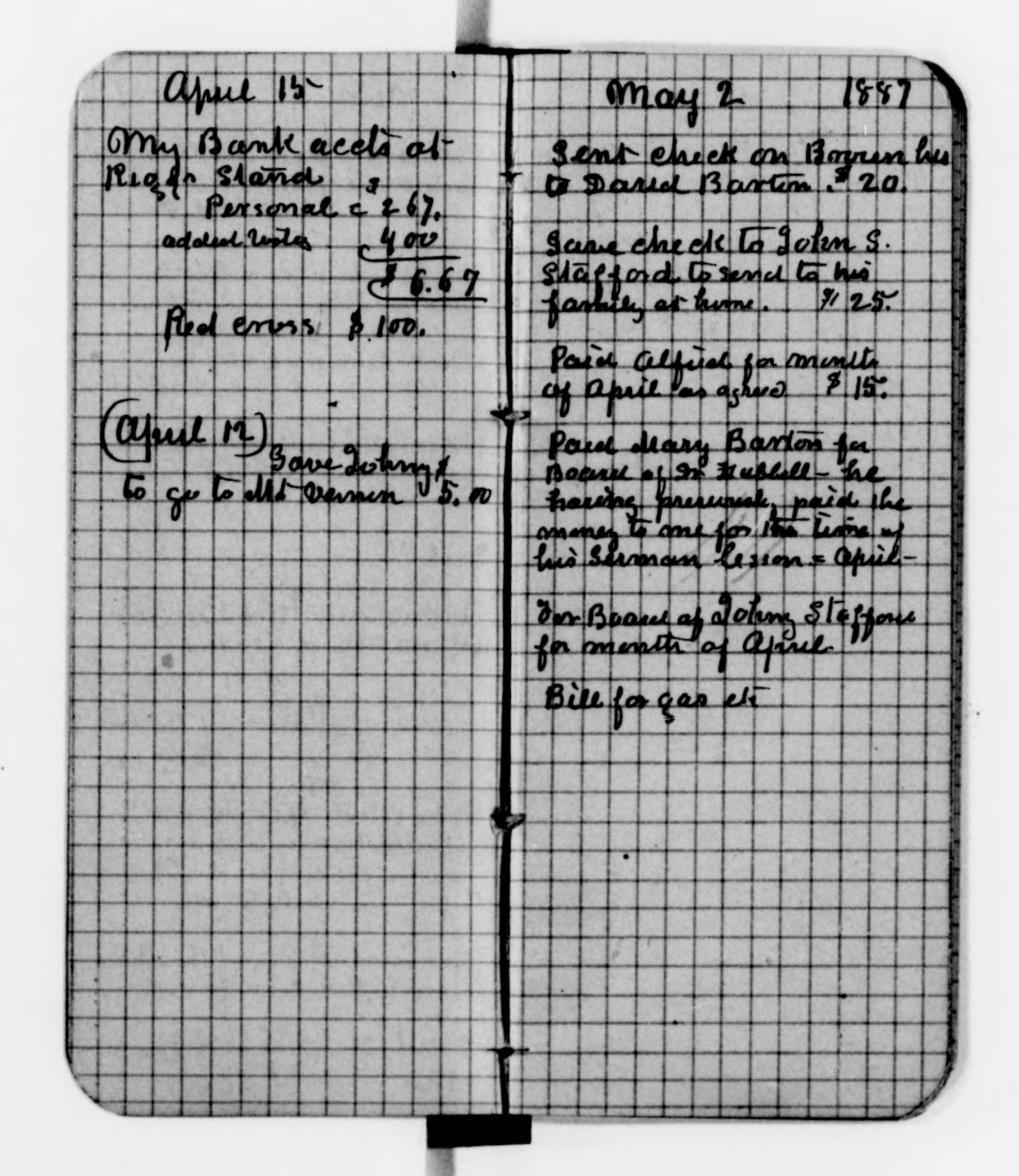 Scanned image of the current content page