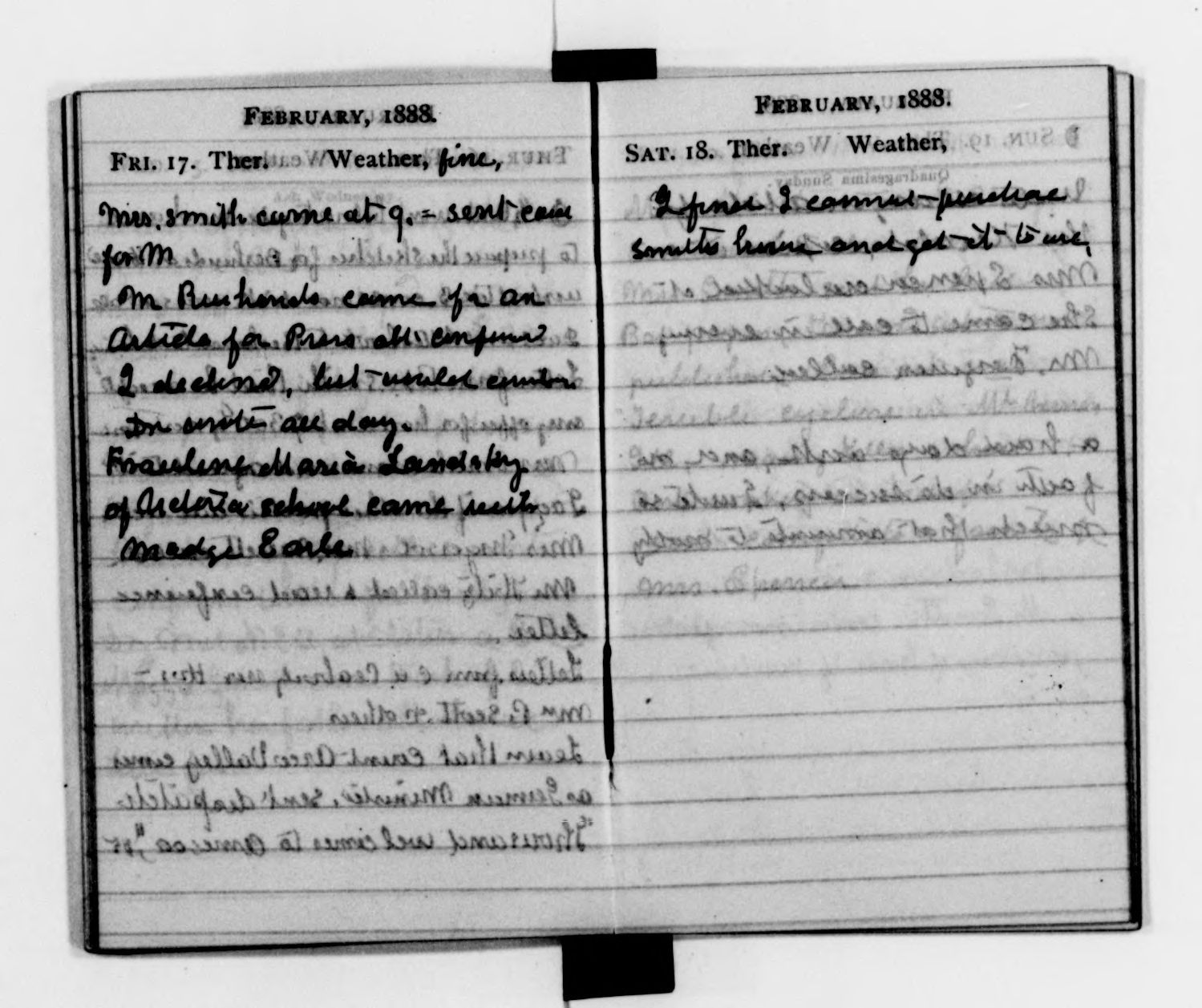 Scanned image of the current content page