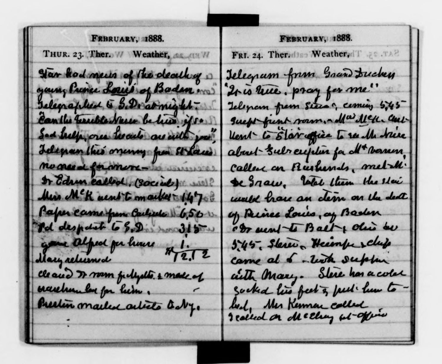 Scanned image of the current content page