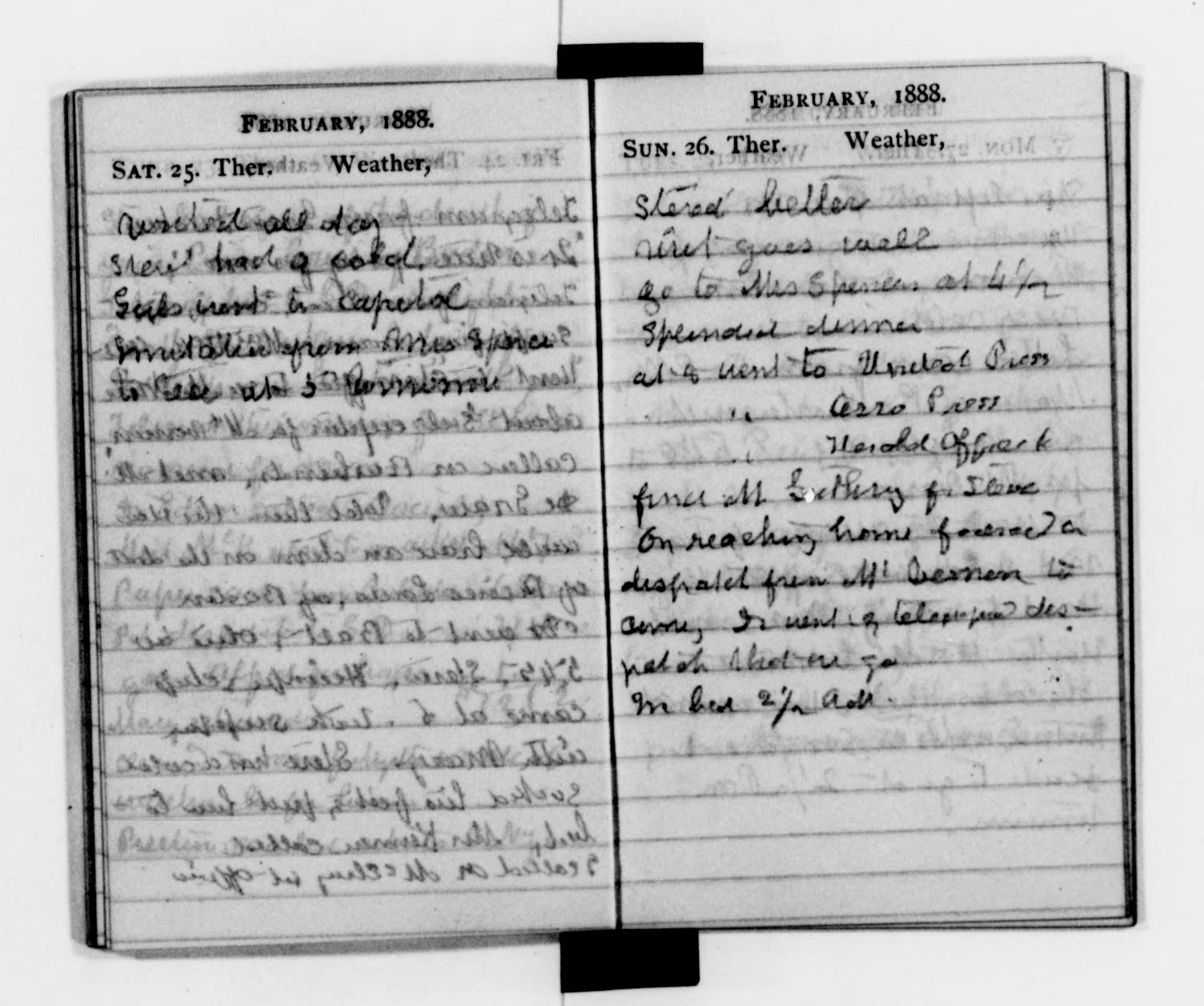 Scanned image of the current content page