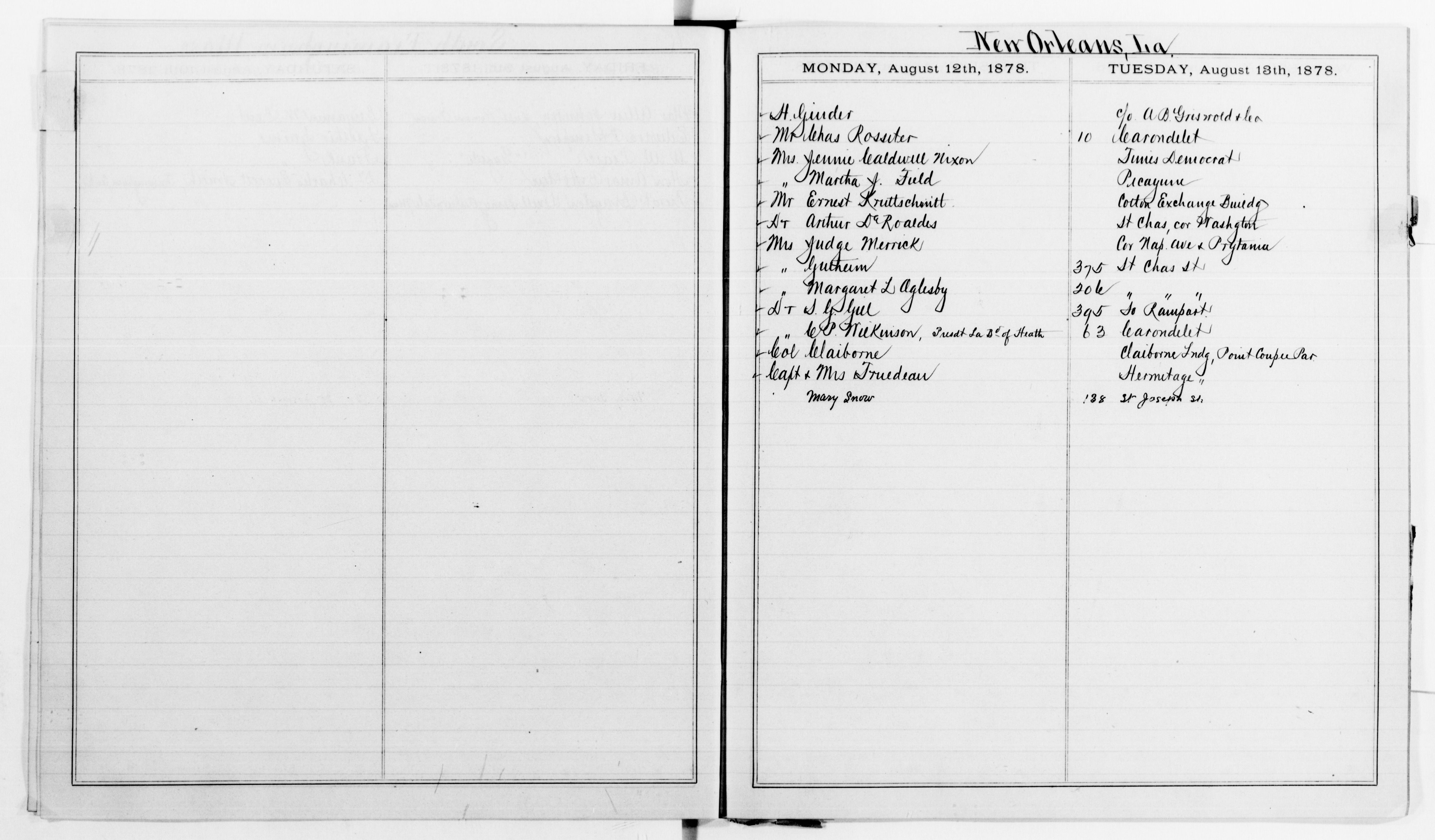 Scanned image of the current content page