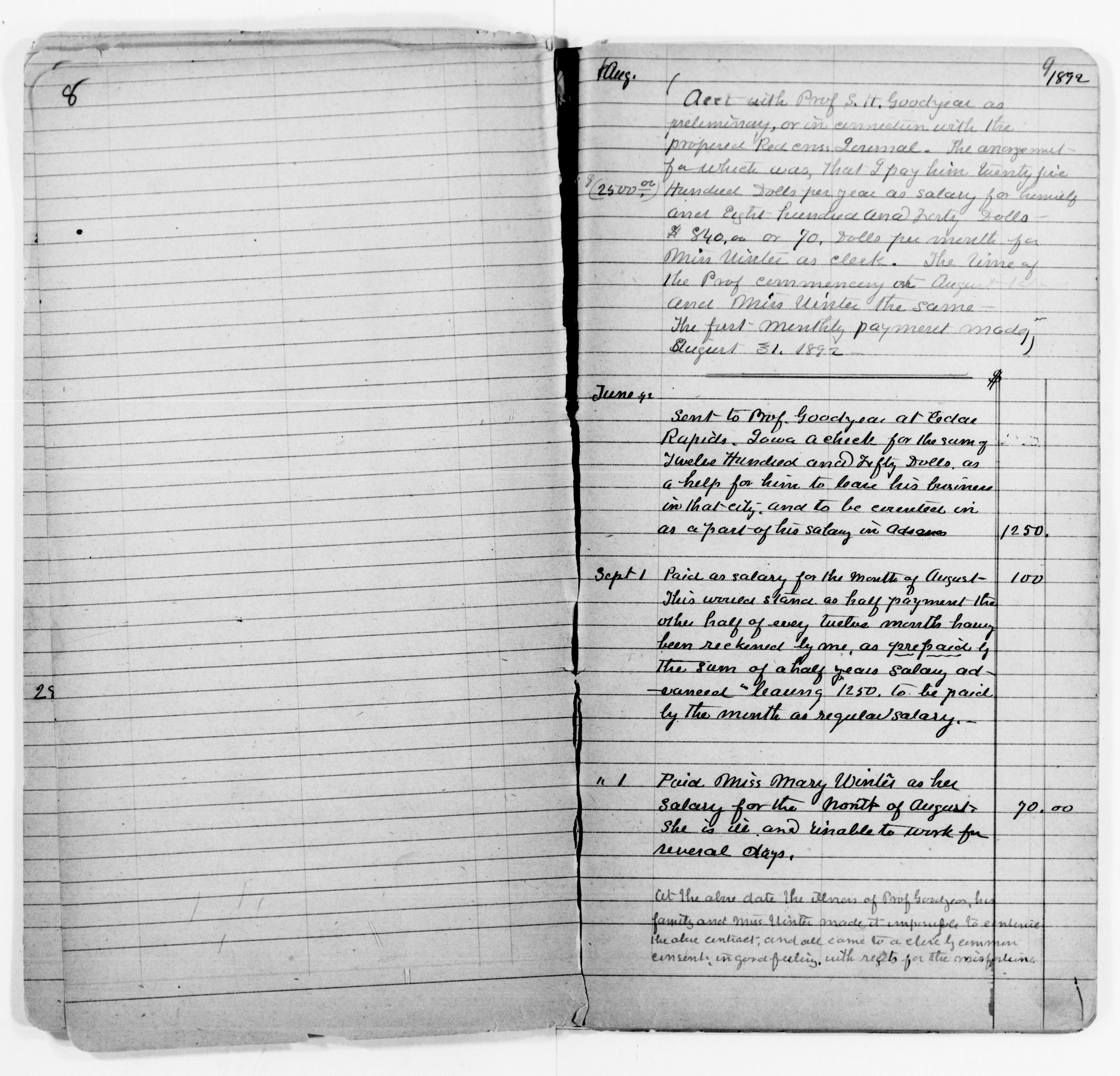 Scanned image of the current content page