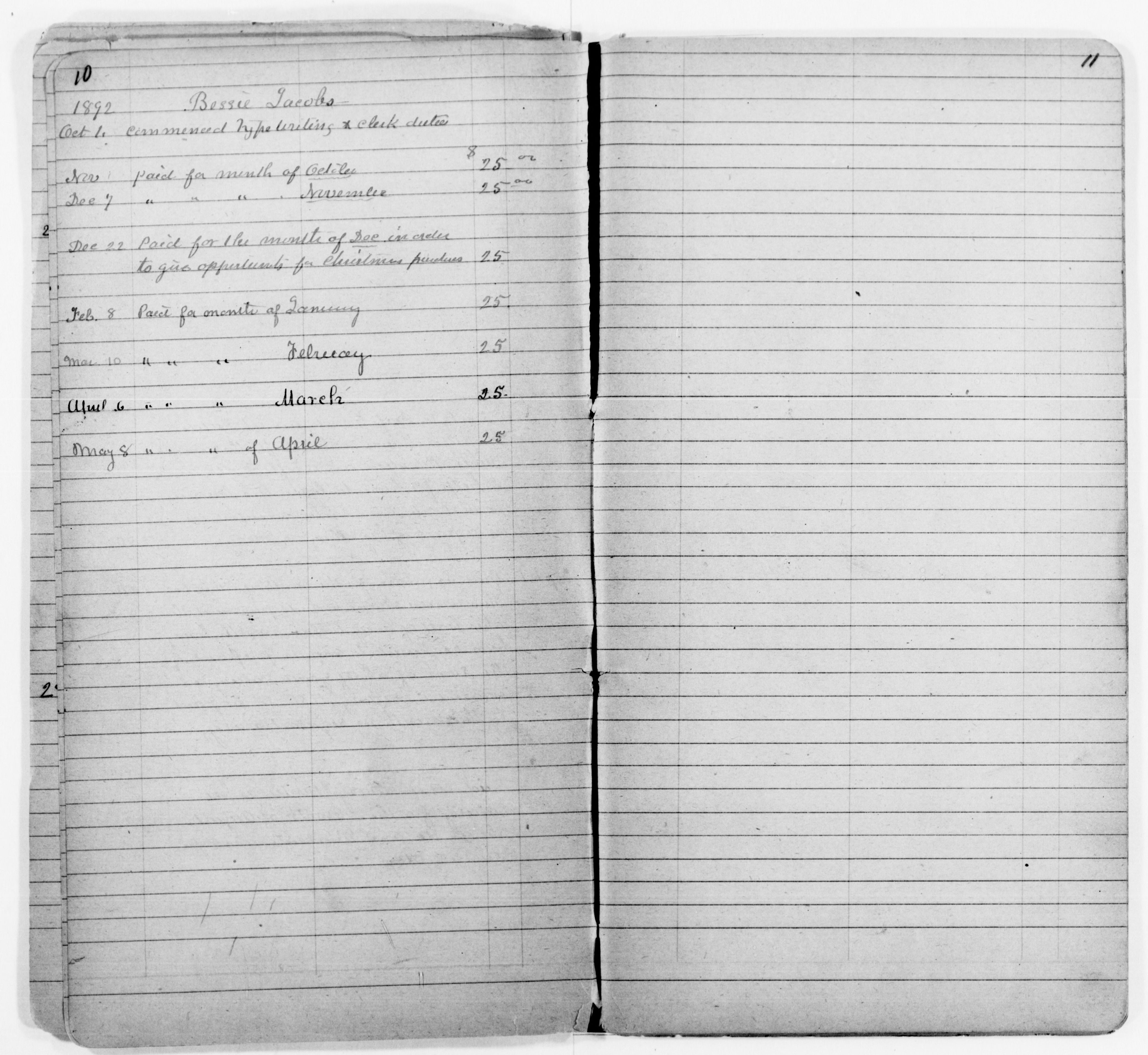 Scanned image of the current content page