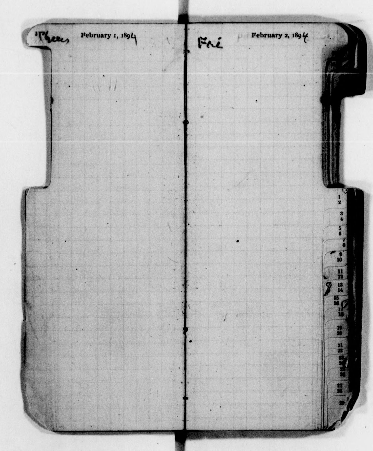 Scanned image of the current content page