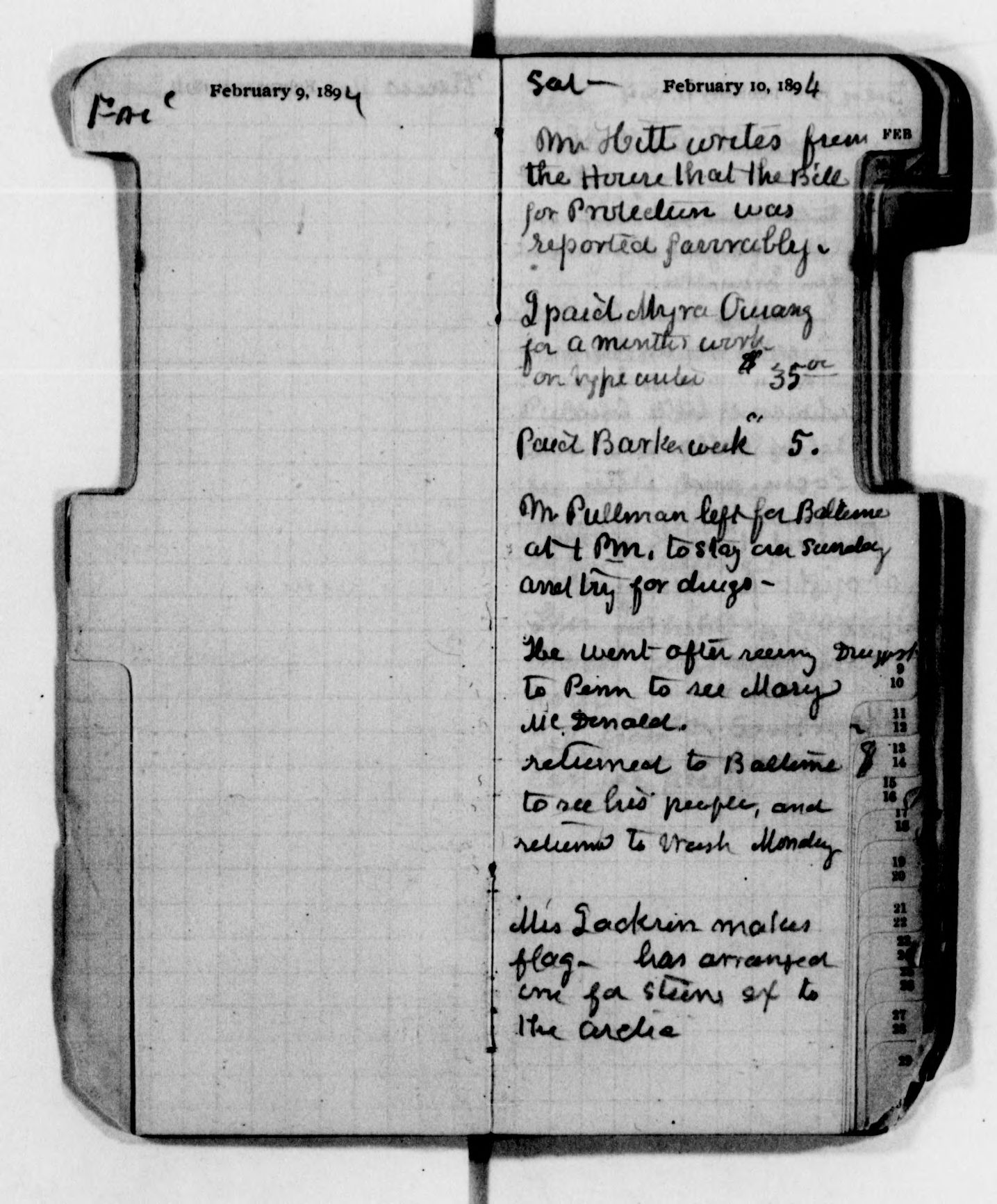 Scanned image of the current content page