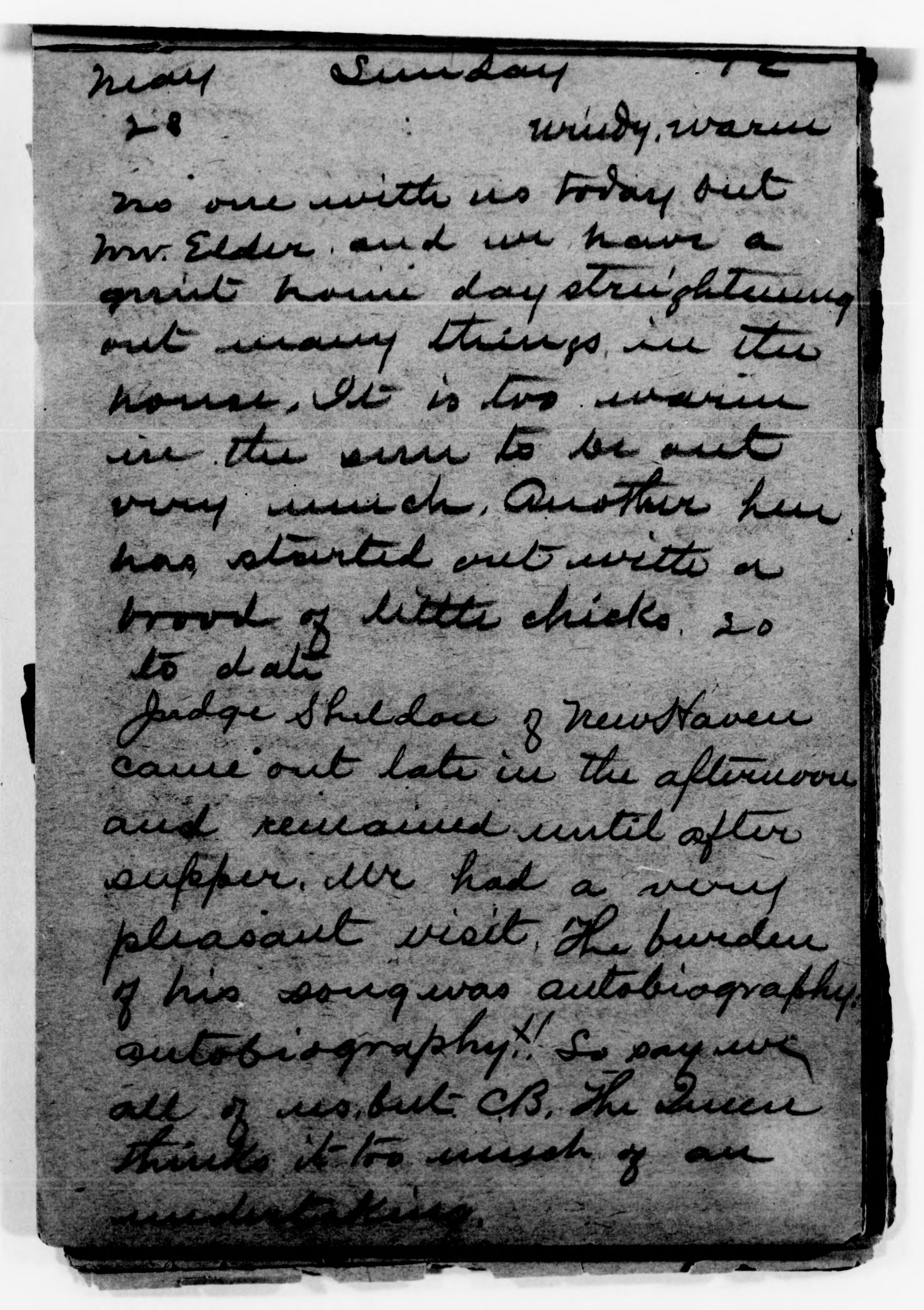 Scanned image of the current content page