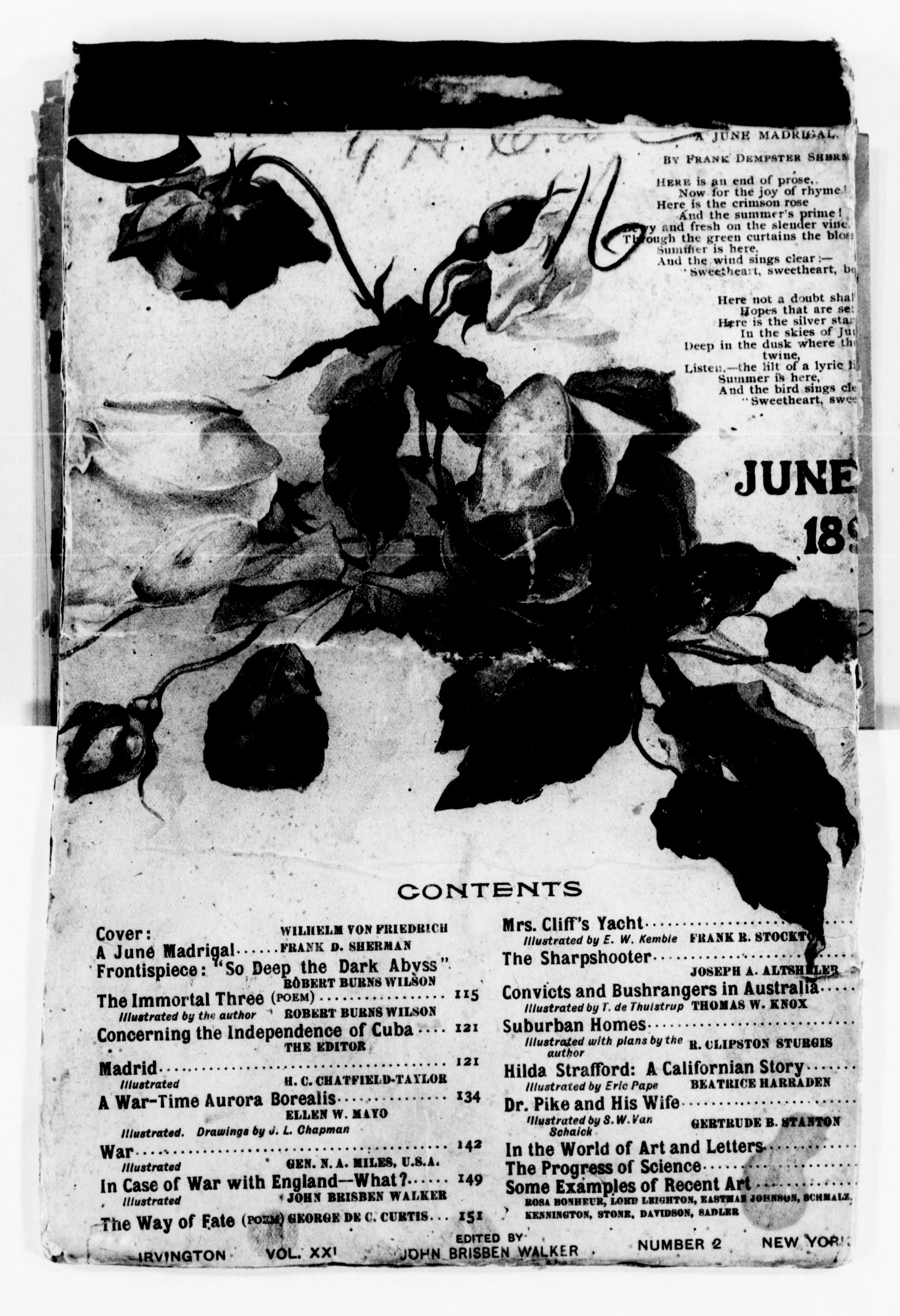 Scanned image of the current content page