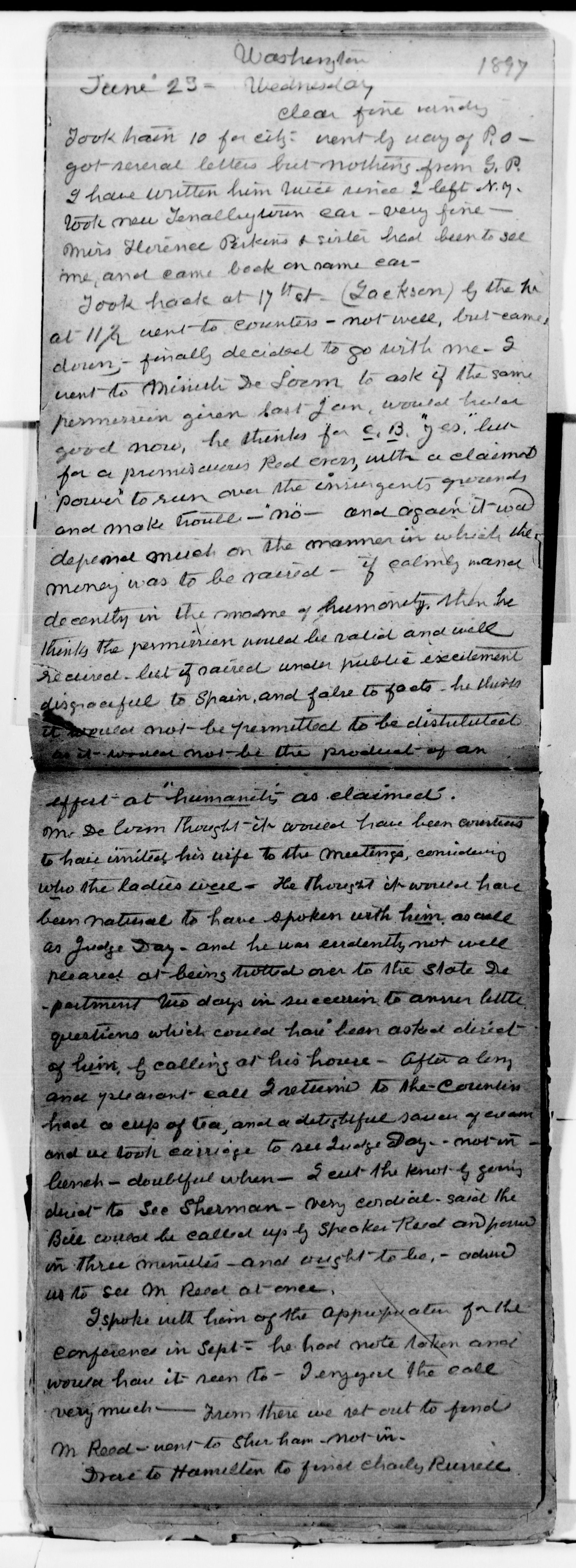 Scanned image of the current content page