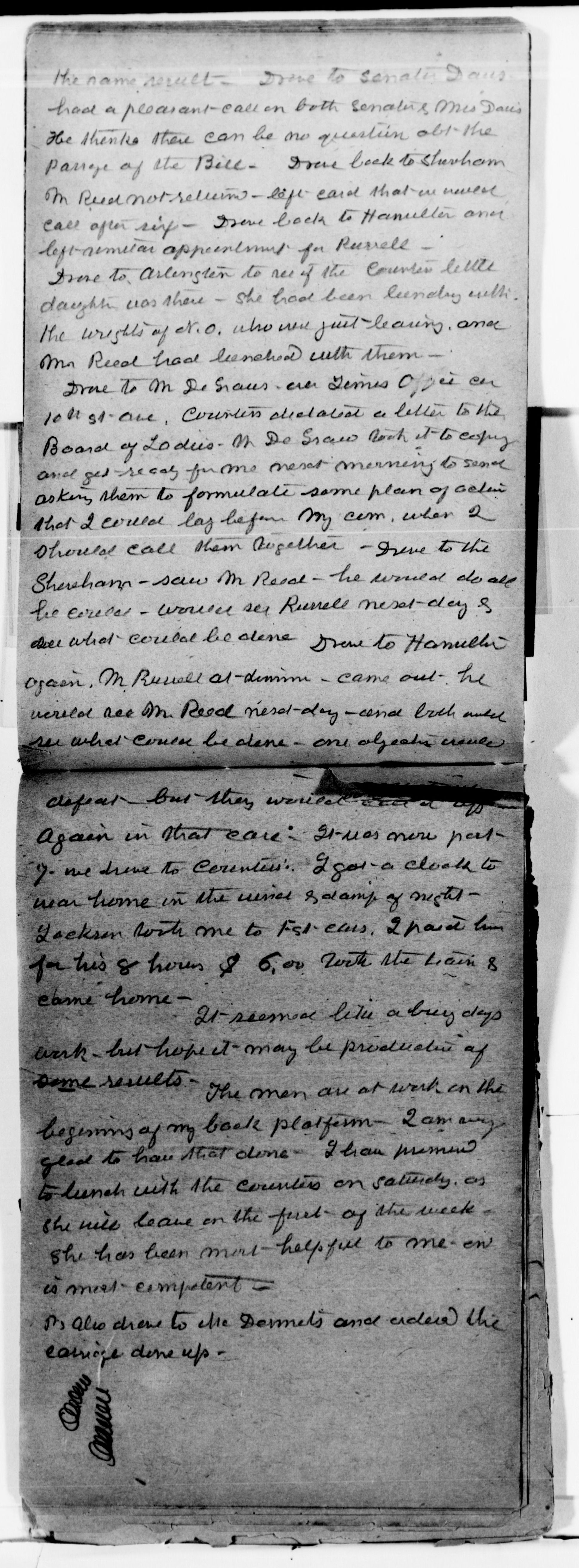 Scanned image of the current content page