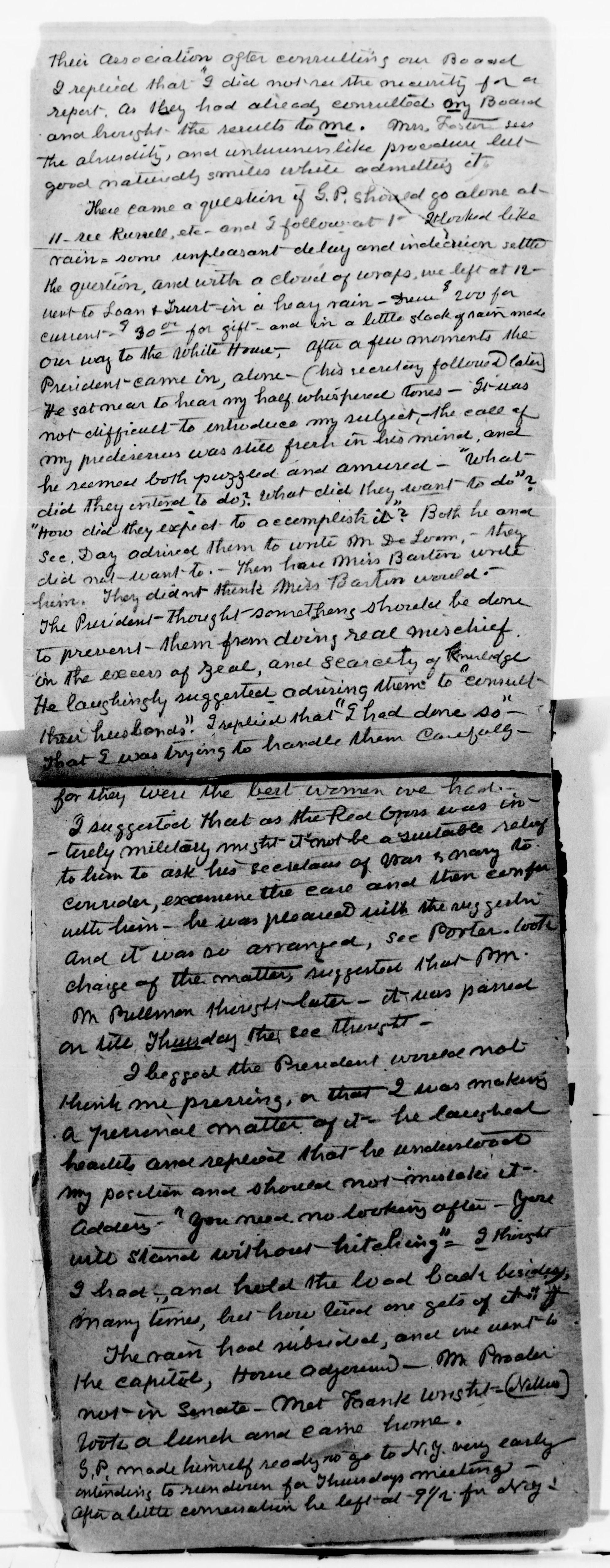 Scanned image of the current content page