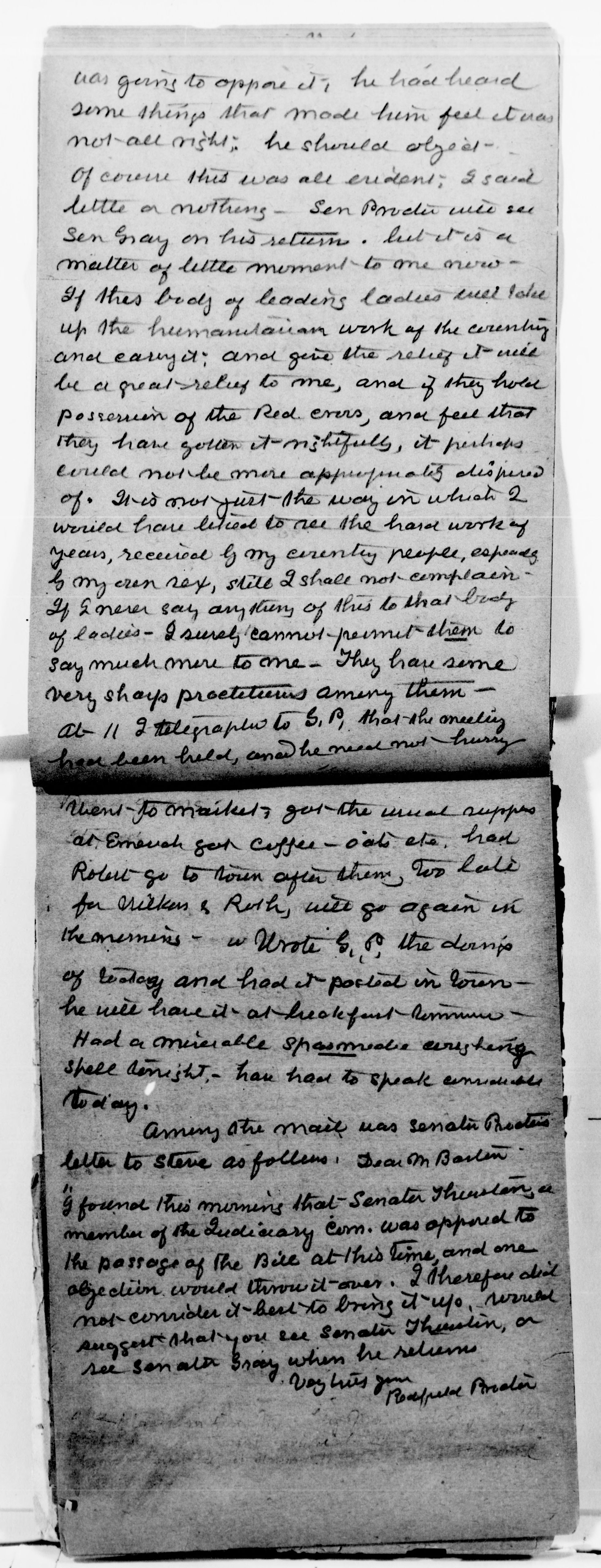 Scanned image of the current content page