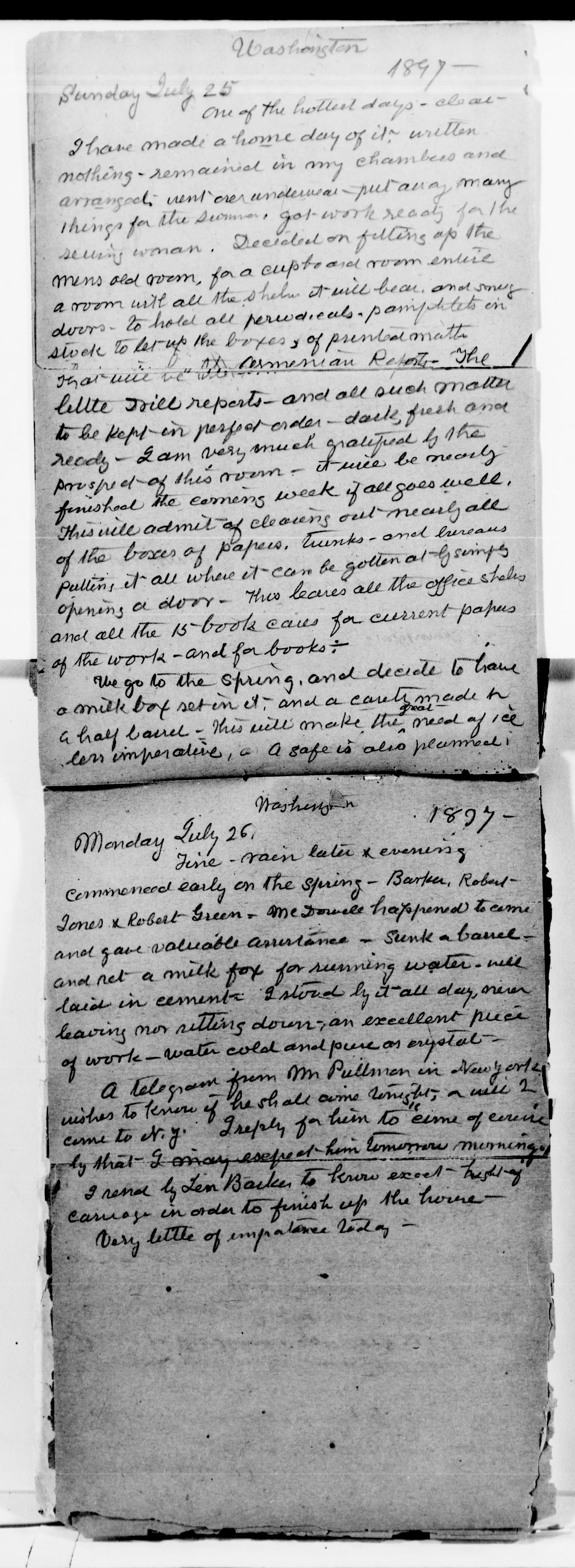 Scanned image of the current content page