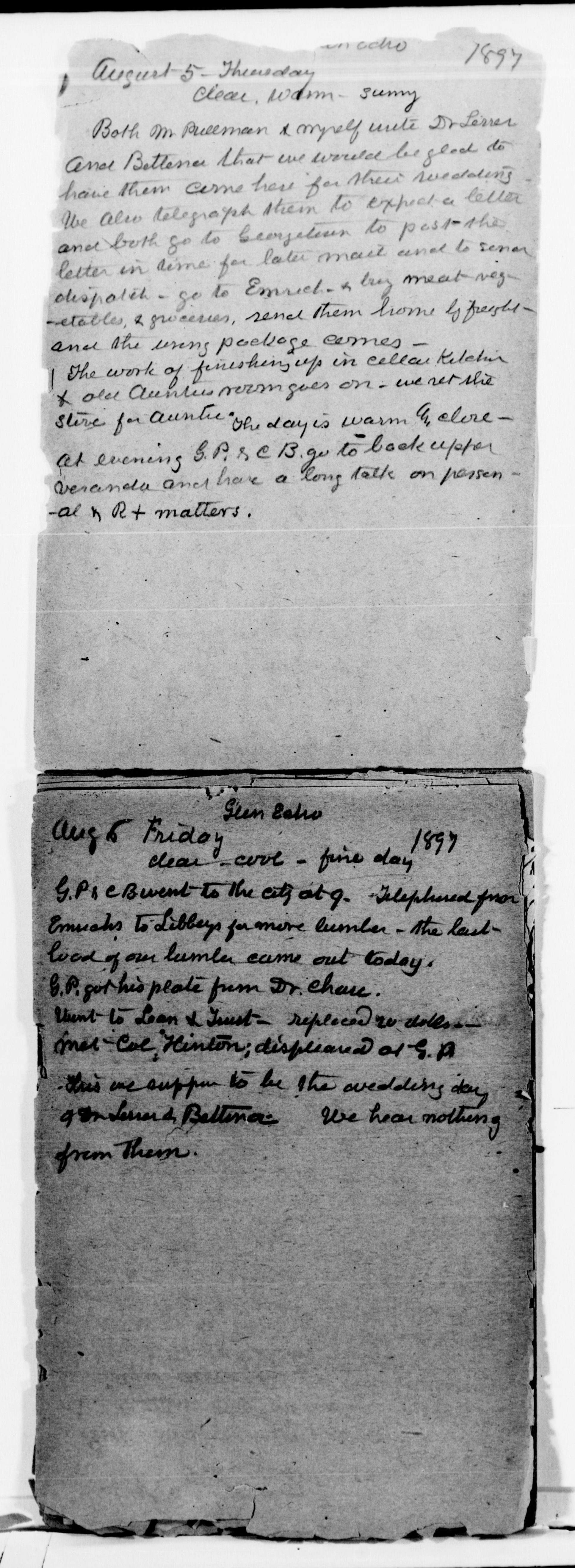 Scanned image of the current content page