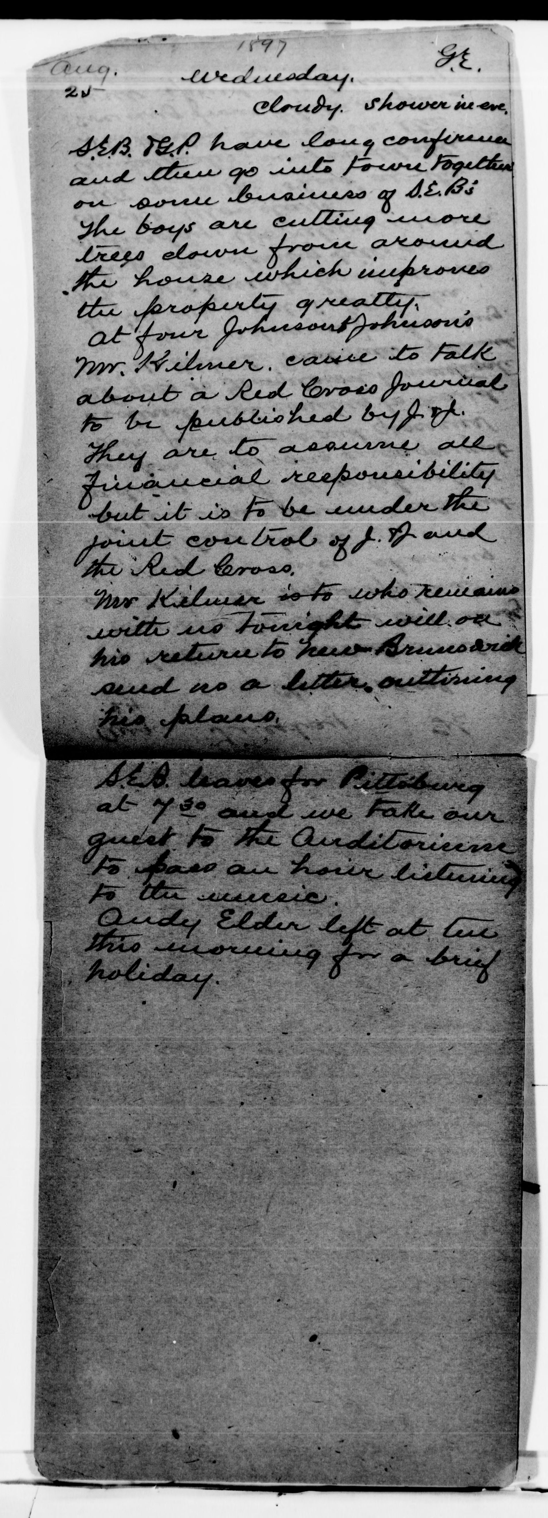 Scanned image of the current content page