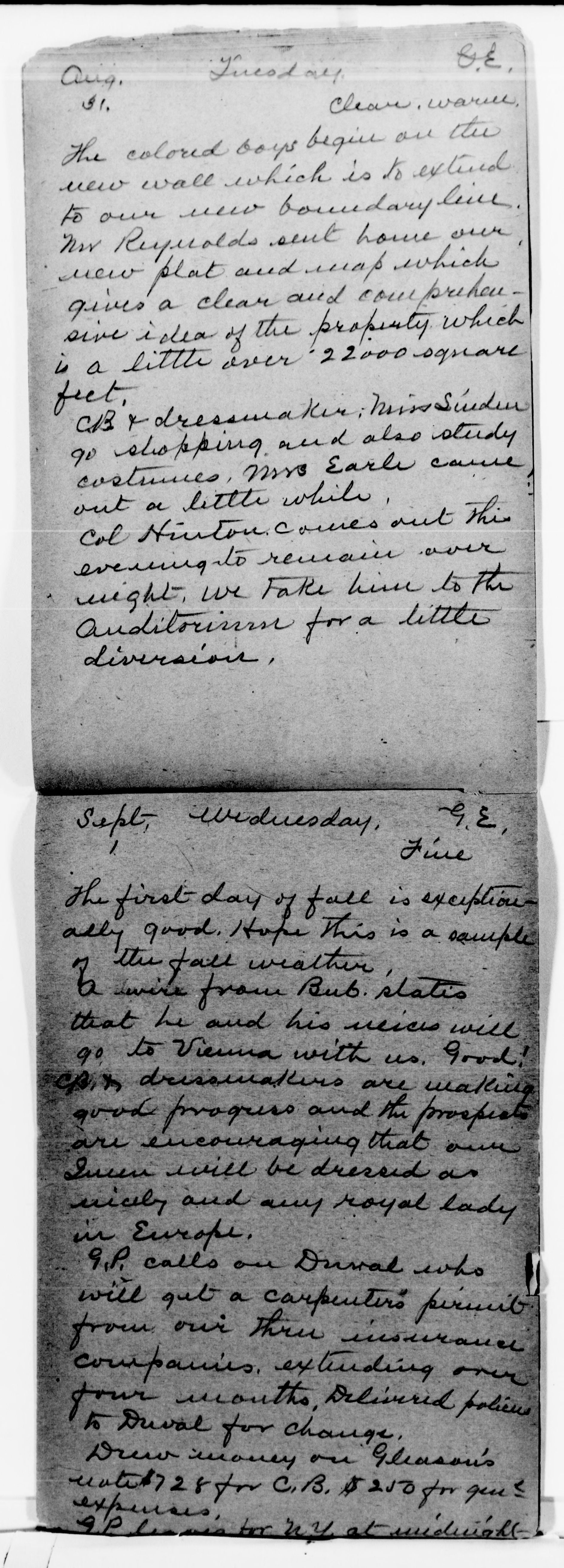 Scanned image of the current content page