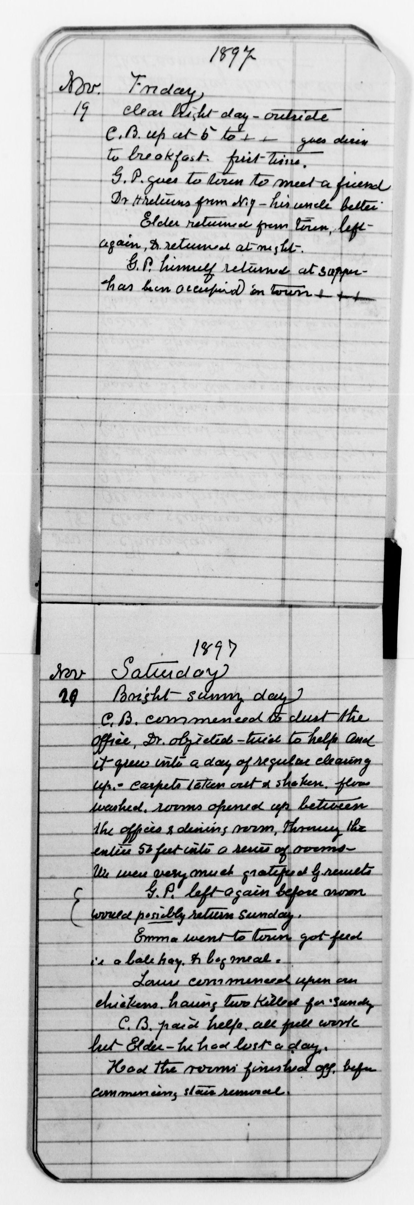 Scanned image of the current content page