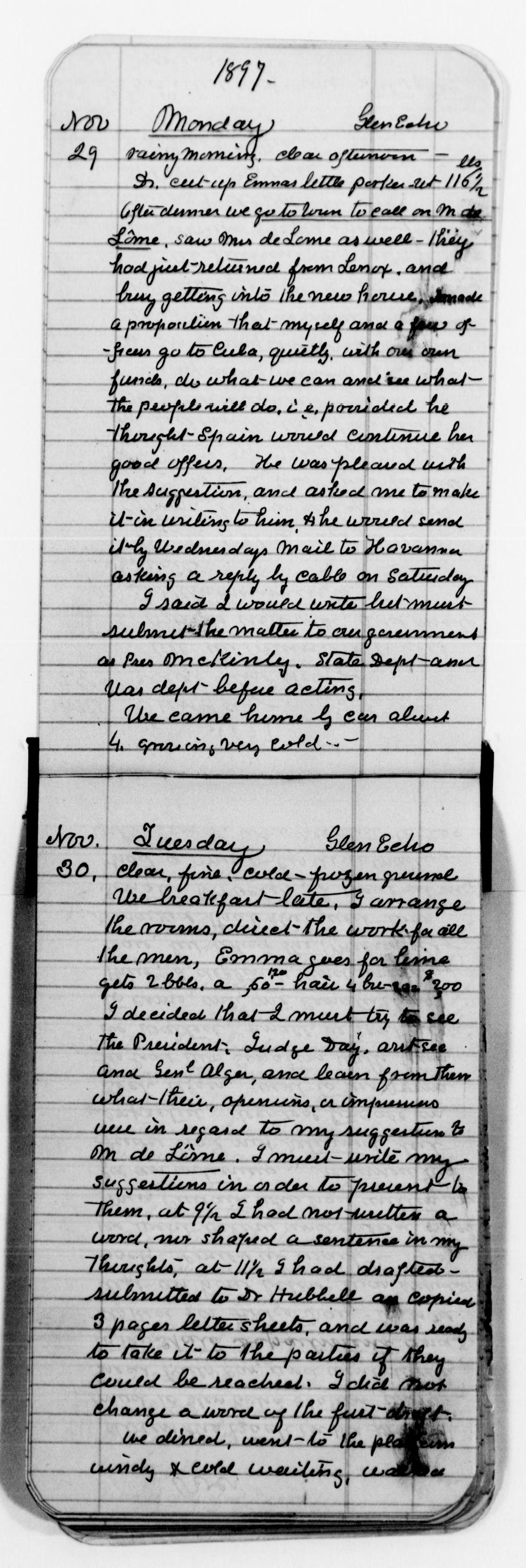 Scanned image of the current content page