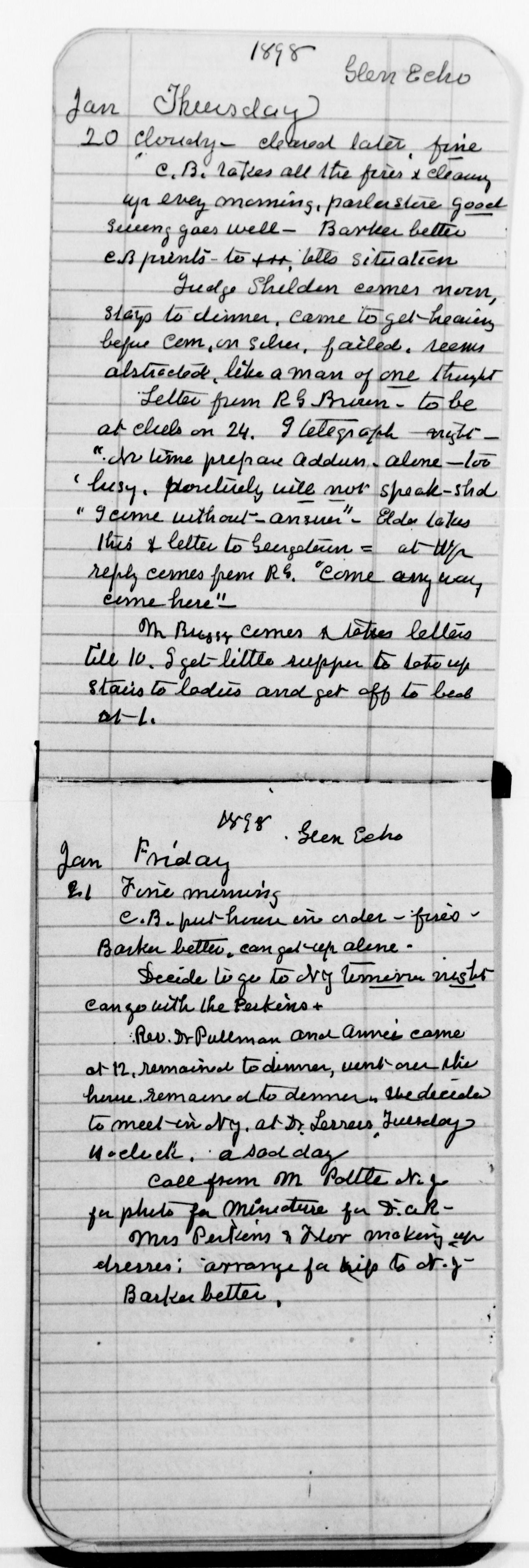 Scanned image of the current content page