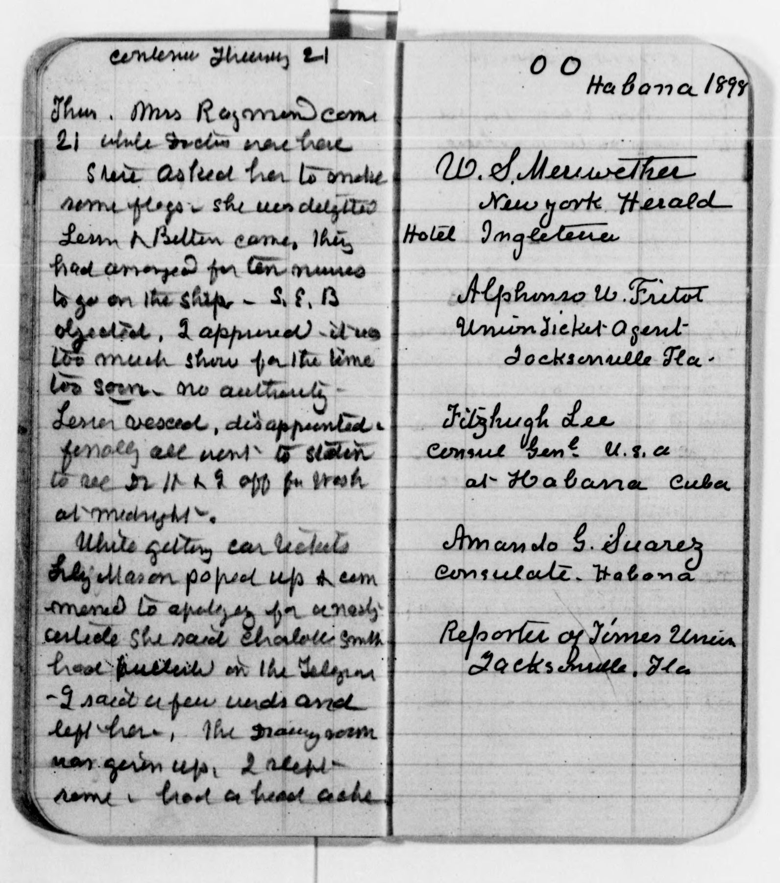 Scanned image of the current content page