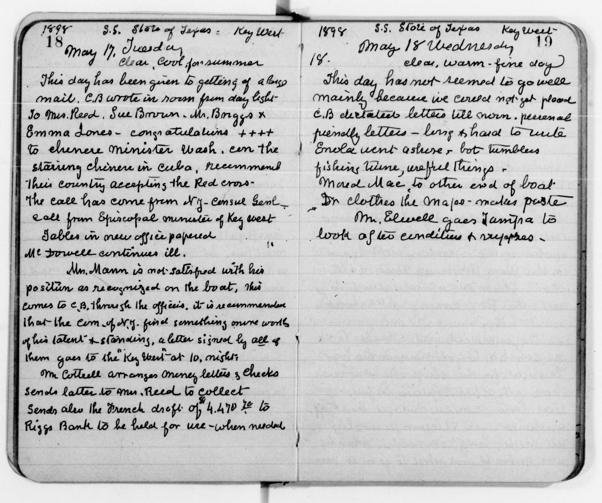 Scanned image of the current content page