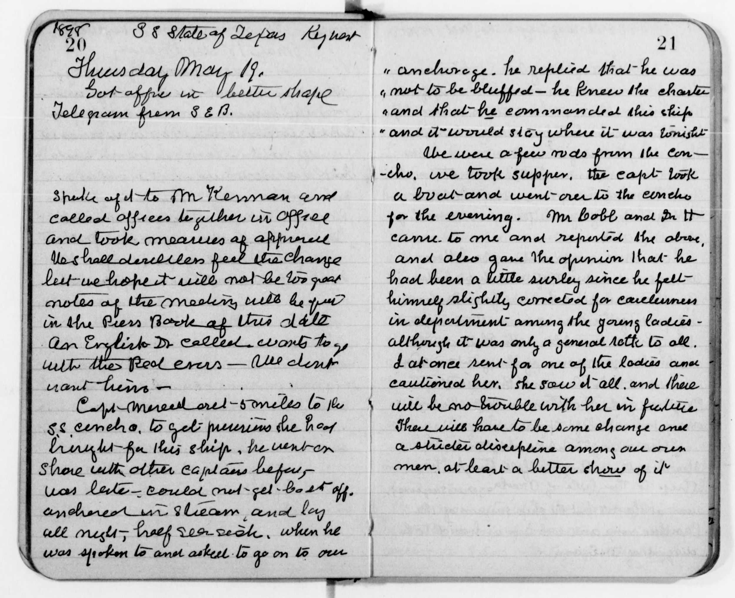 Scanned image of the current content page