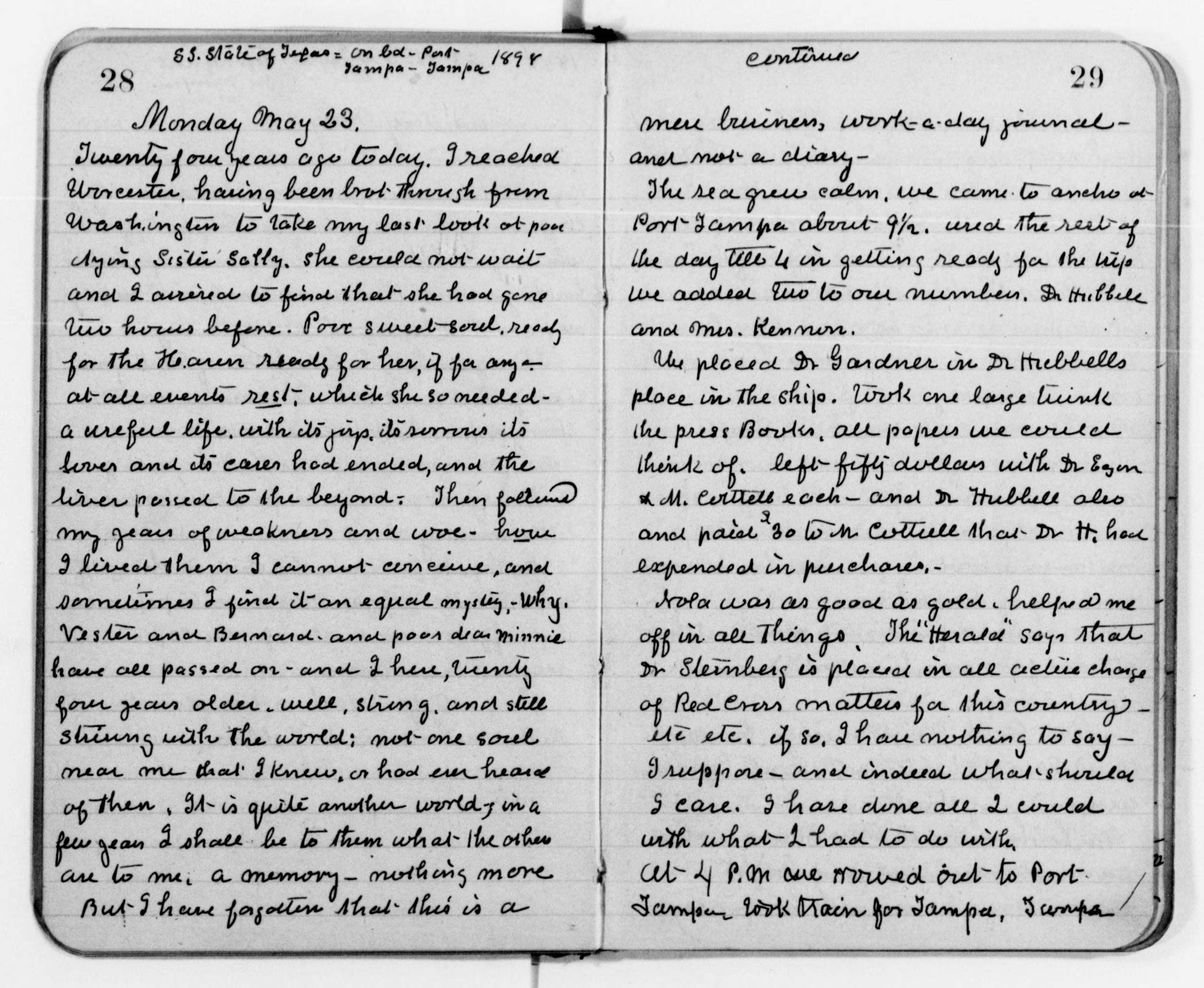 Scanned image of the current content page