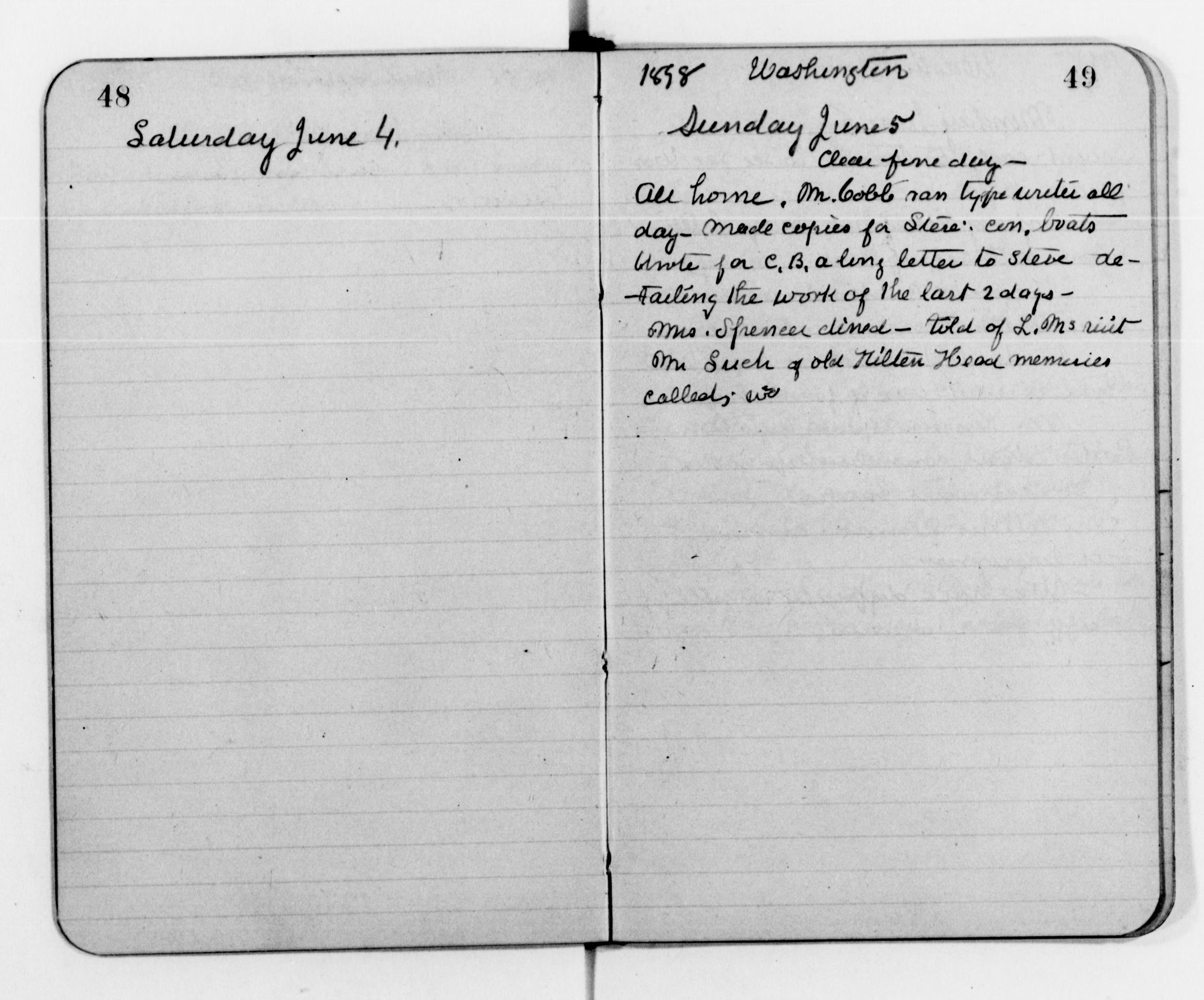 Scanned image of the current content page