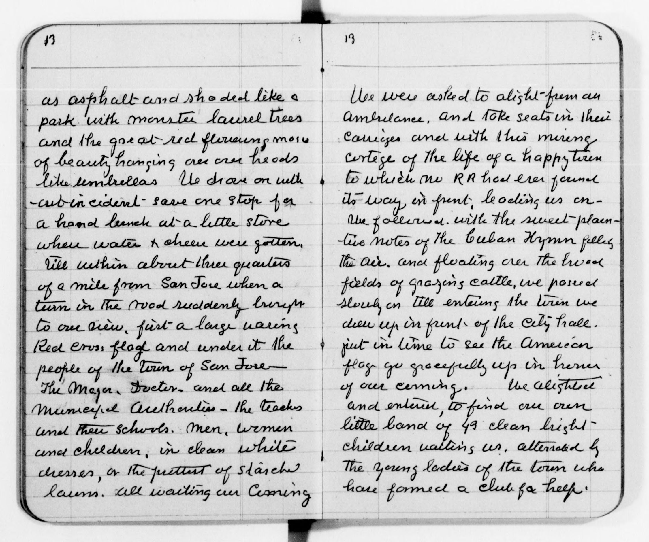 Scanned image of the current content page
