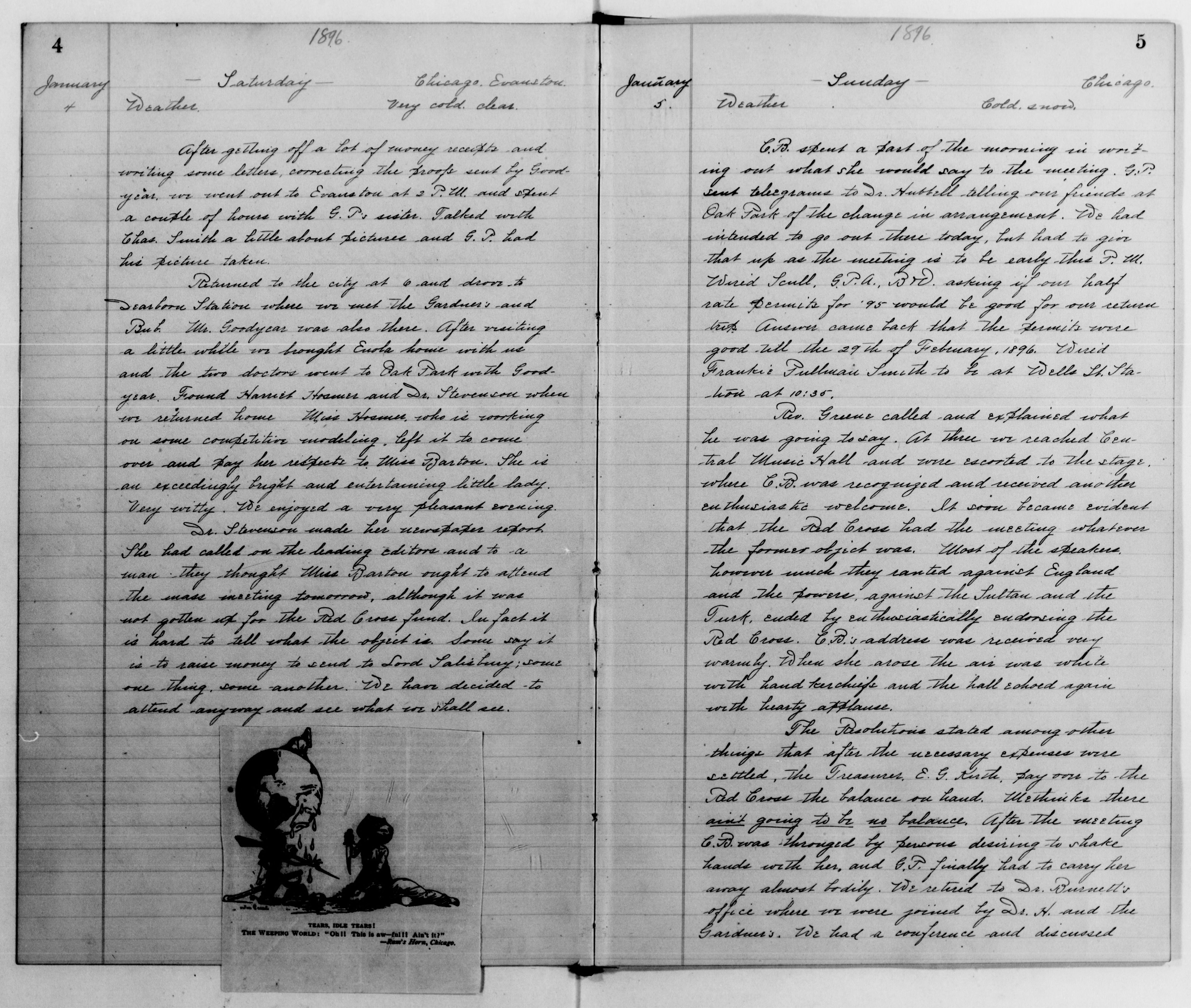 Scanned image of the current content page