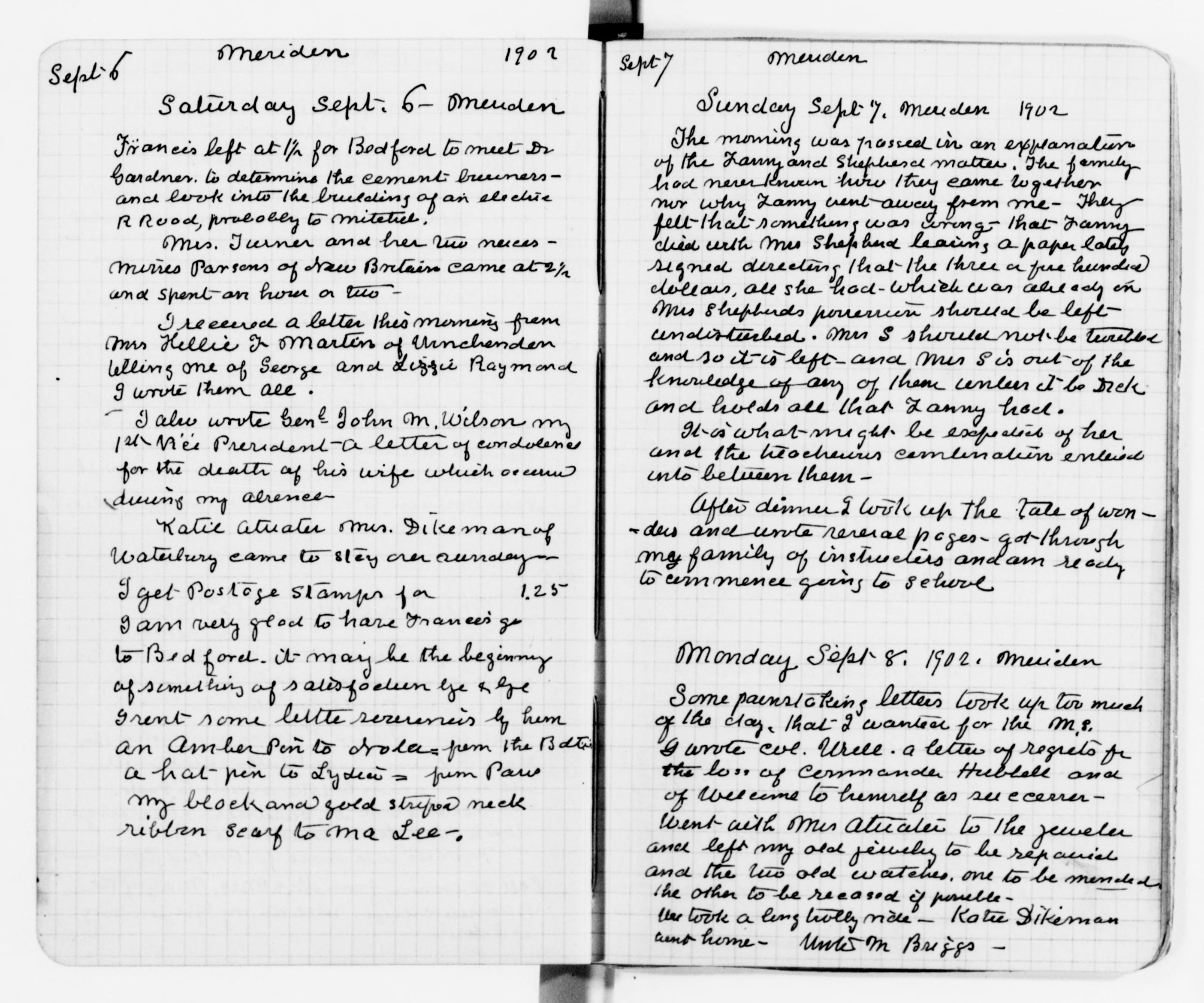 Scanned image of the current content page