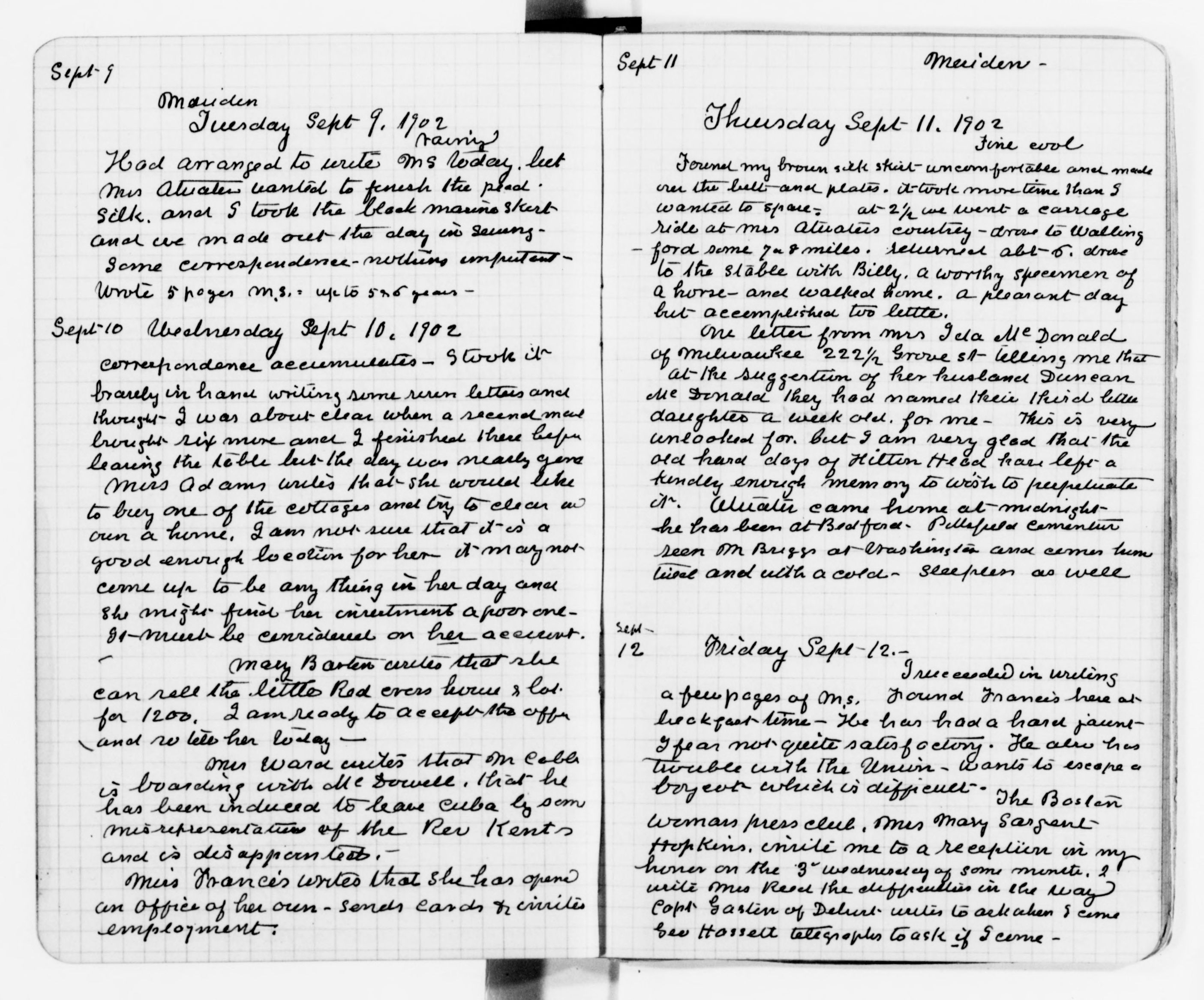 Scanned image of the current content page