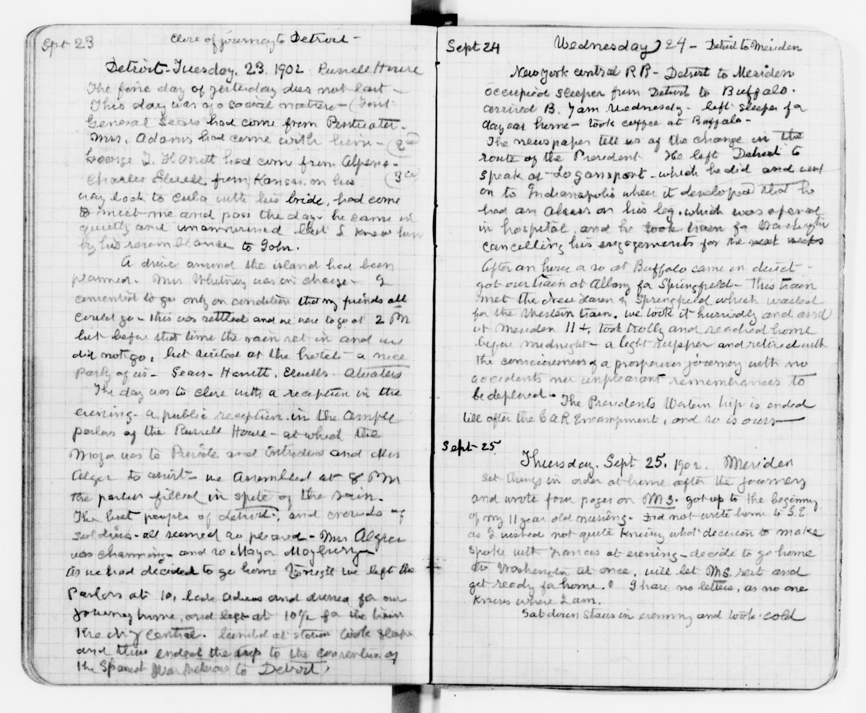 Scanned image of the current content page